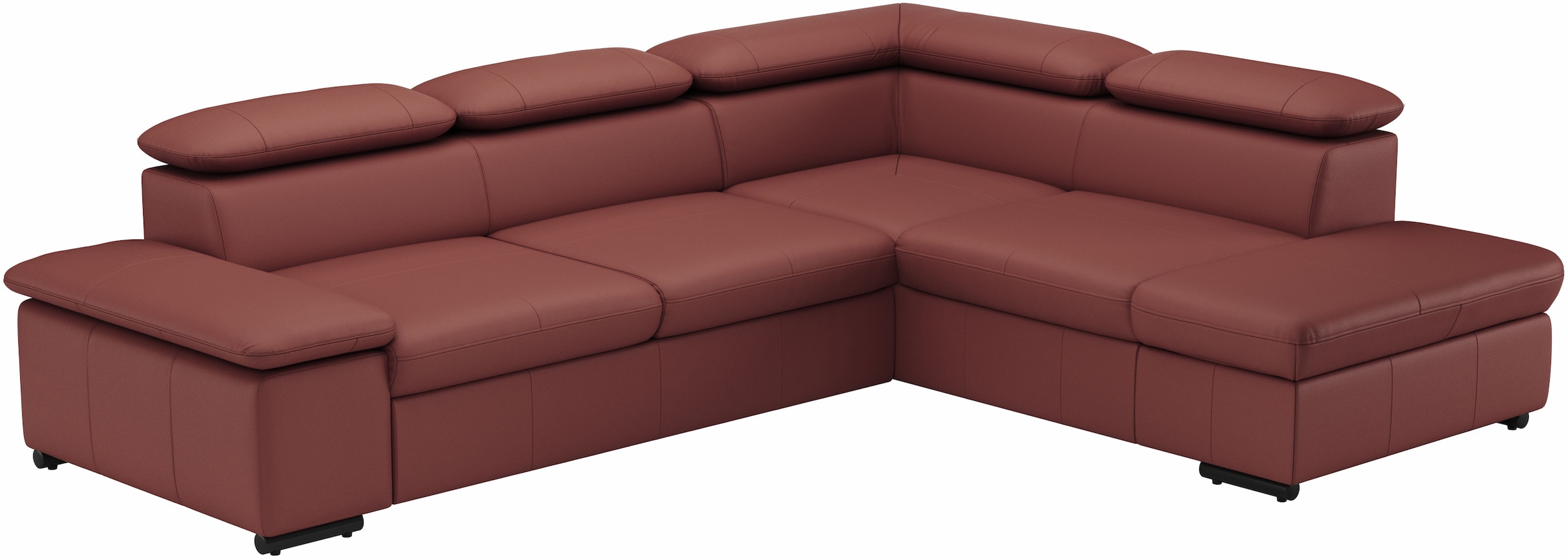 sit&more Ecksofa »Alcudia L-Form«, wahlweise mit Bettfunktion