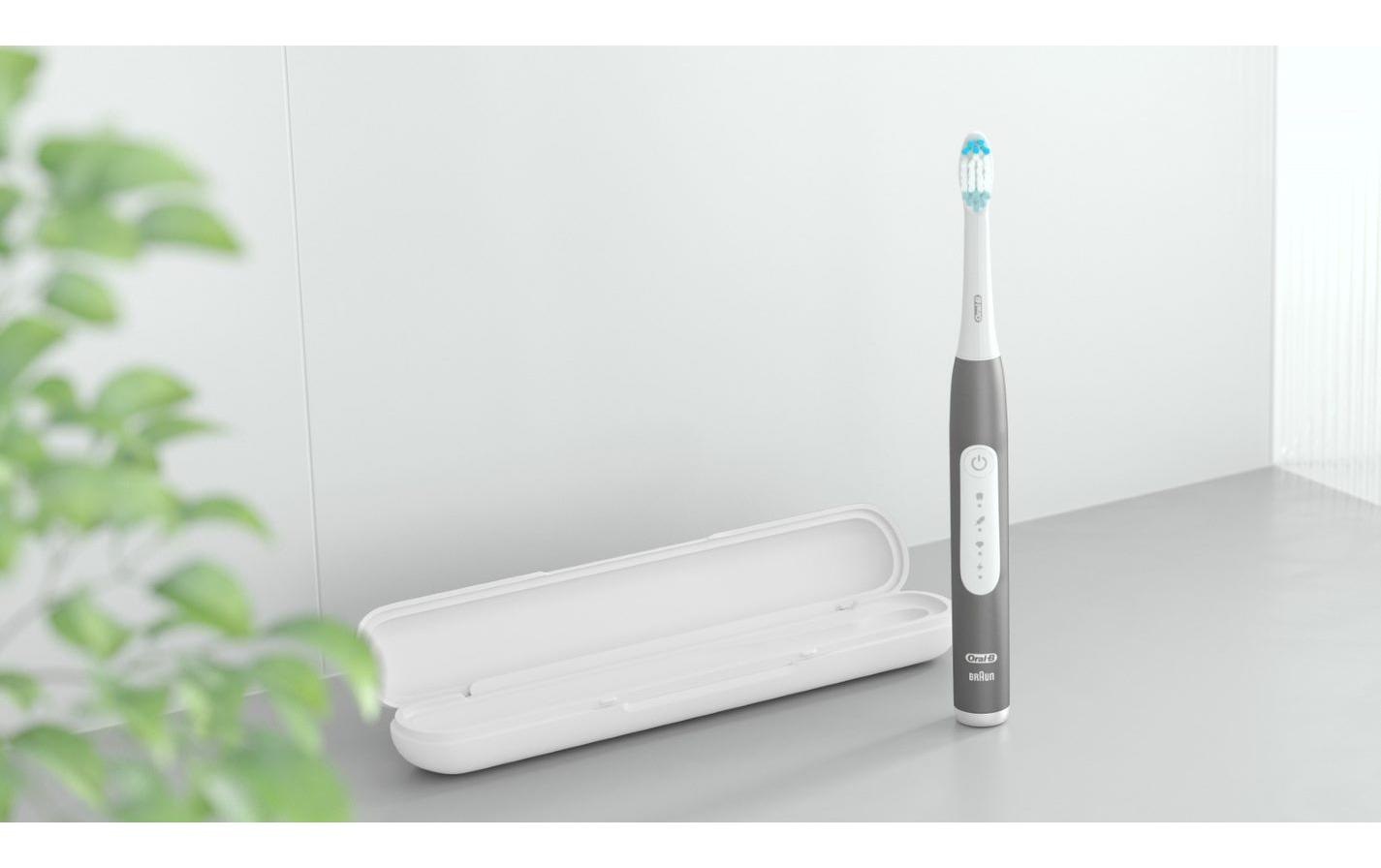 Oral-B Schallzahnbürste »Luxe 4500 Platin«, 1 St. Aufsteckbürsten