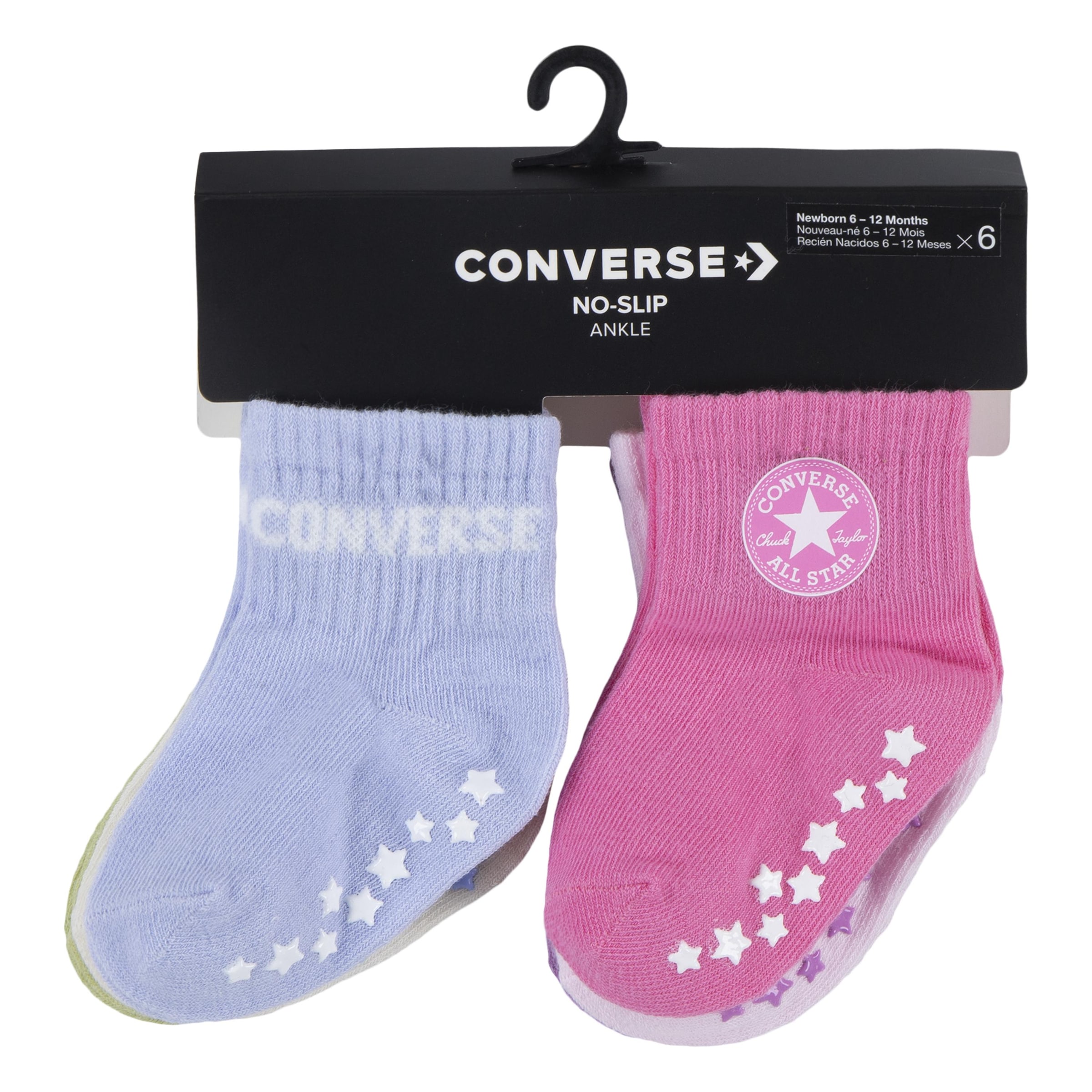 Converse Socken »CHN CORE 6PK GRIP INF TOD SCKS«, (6 Paar), für Babys