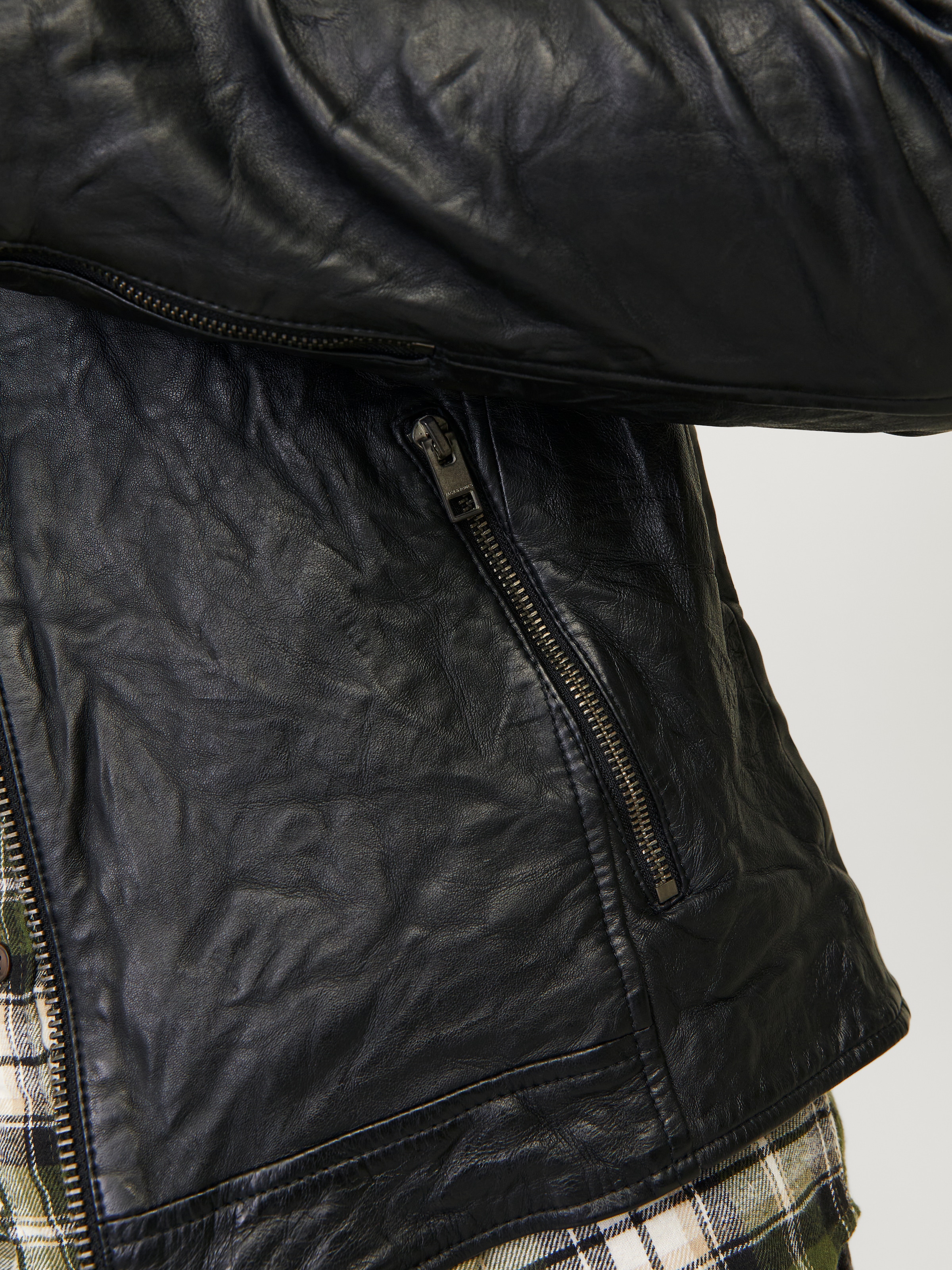 Jack & Jones Lederjacke »JJERICHARD LEATHER JACKET NOOS«