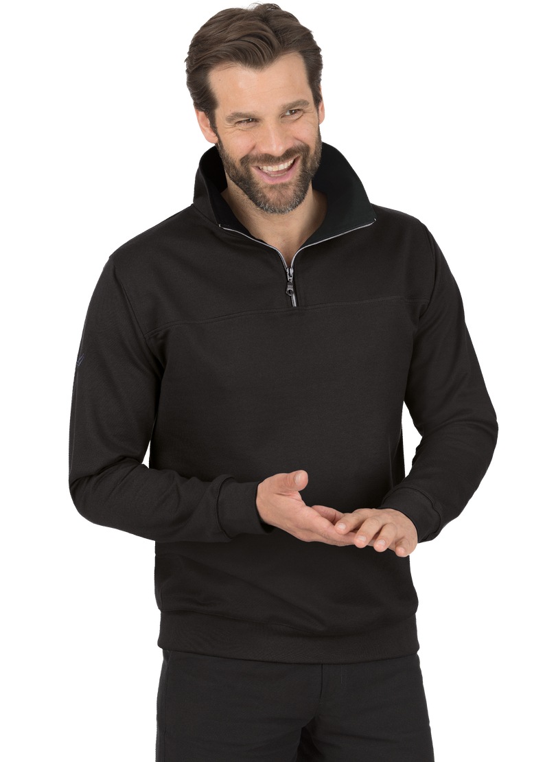 Trigema Sweatshirt »TRIGEMA Sweatshirt mit Reissverschluss«