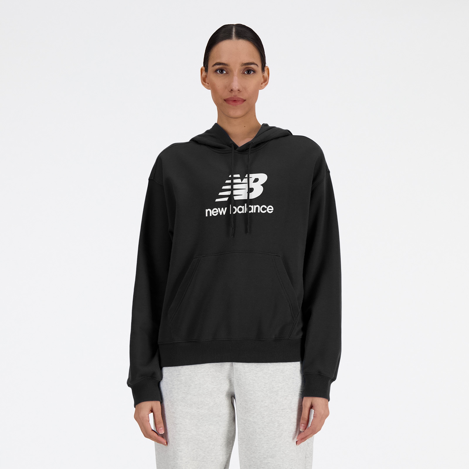 New Balance Kapuzensweatshirt »Sport Essentials Fleece Logo Hoodie«, mit Kordelzug