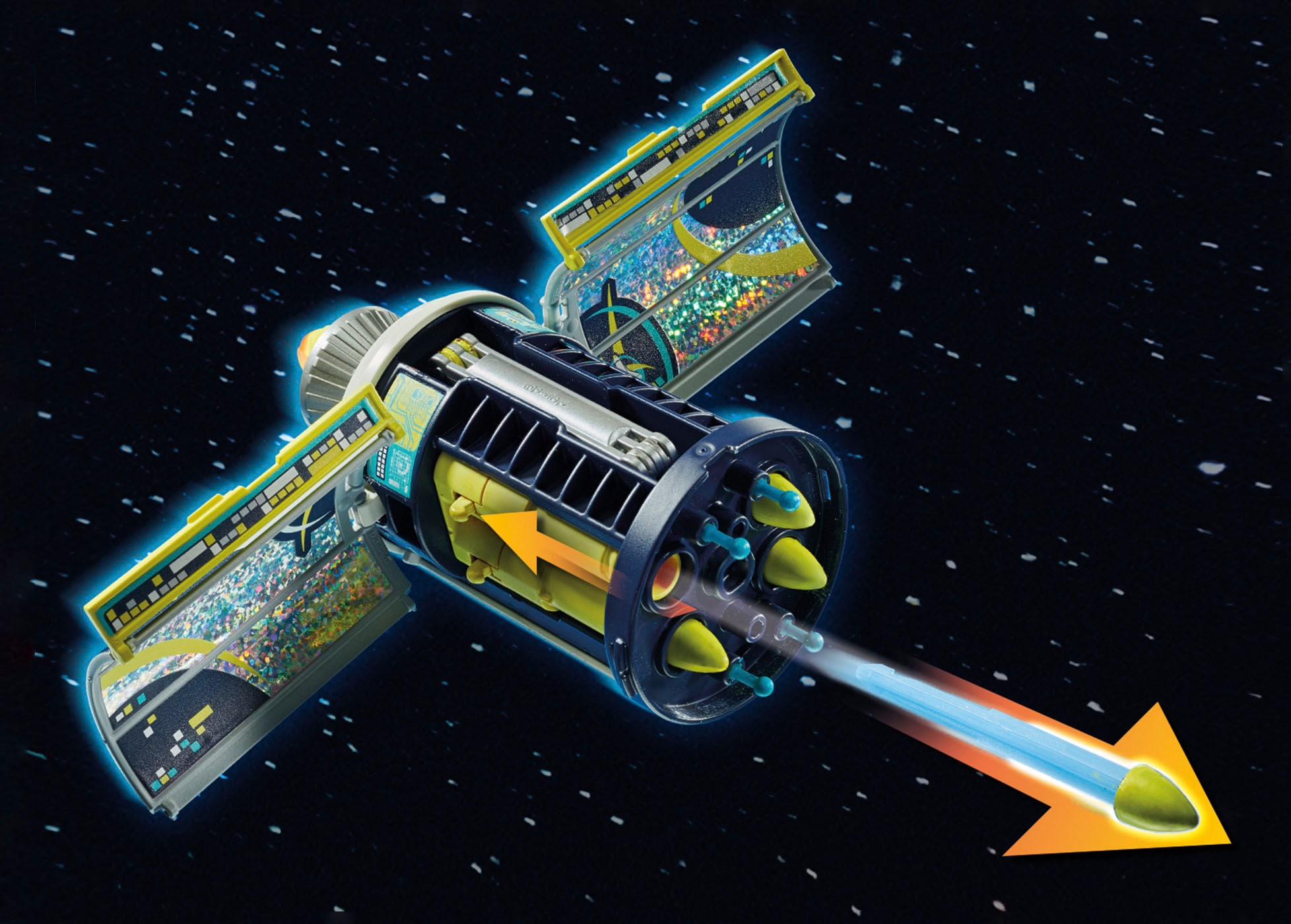 Playmobil® Konstruktions-Spielset »Meteoroiden-Zerstörer (71369), Space«, (53 St.)