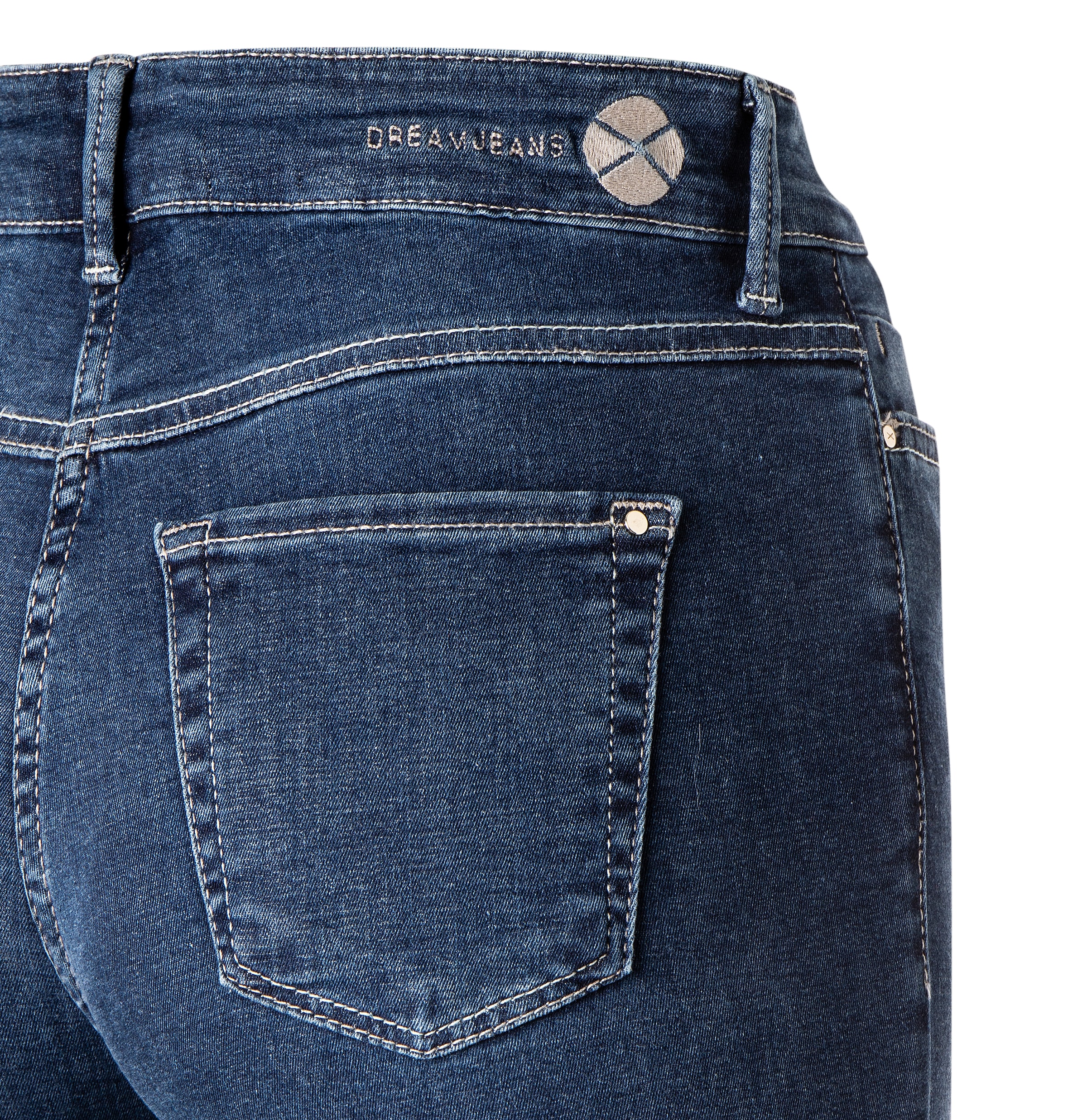 MAC 7/8-Jeans »Dream Chic«, verkürzte Form mit Reissverschluss