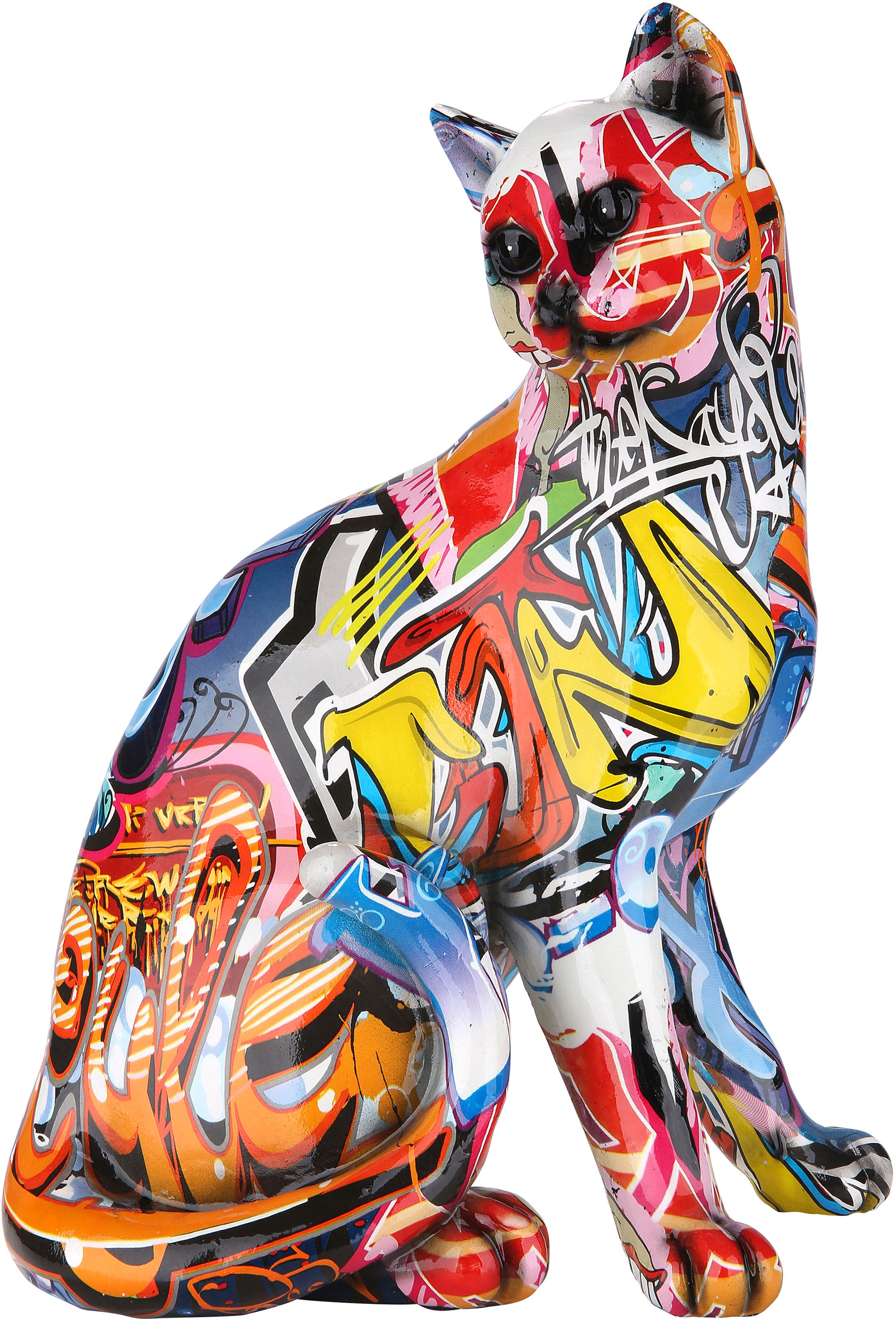 GILDE Dekofigur »Figur Höhe Tierfigur, Dekoobjekt, | 29 Pop cm, Jelmoli-Versand online kaufen Art Wohnzimmer Katze«