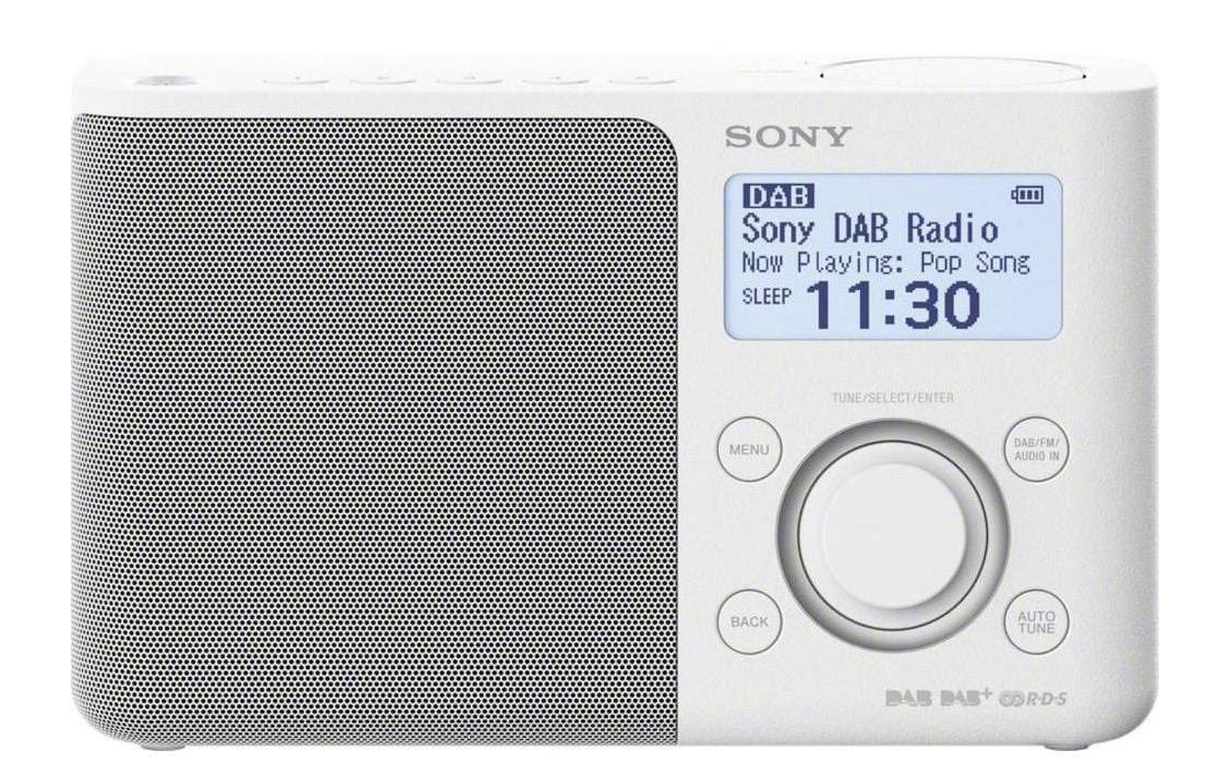 Sony Digitalradio (DAB+) »weiss, DAB+-Radio«, (Digitalradio (DAB+)-FM-Tuner)