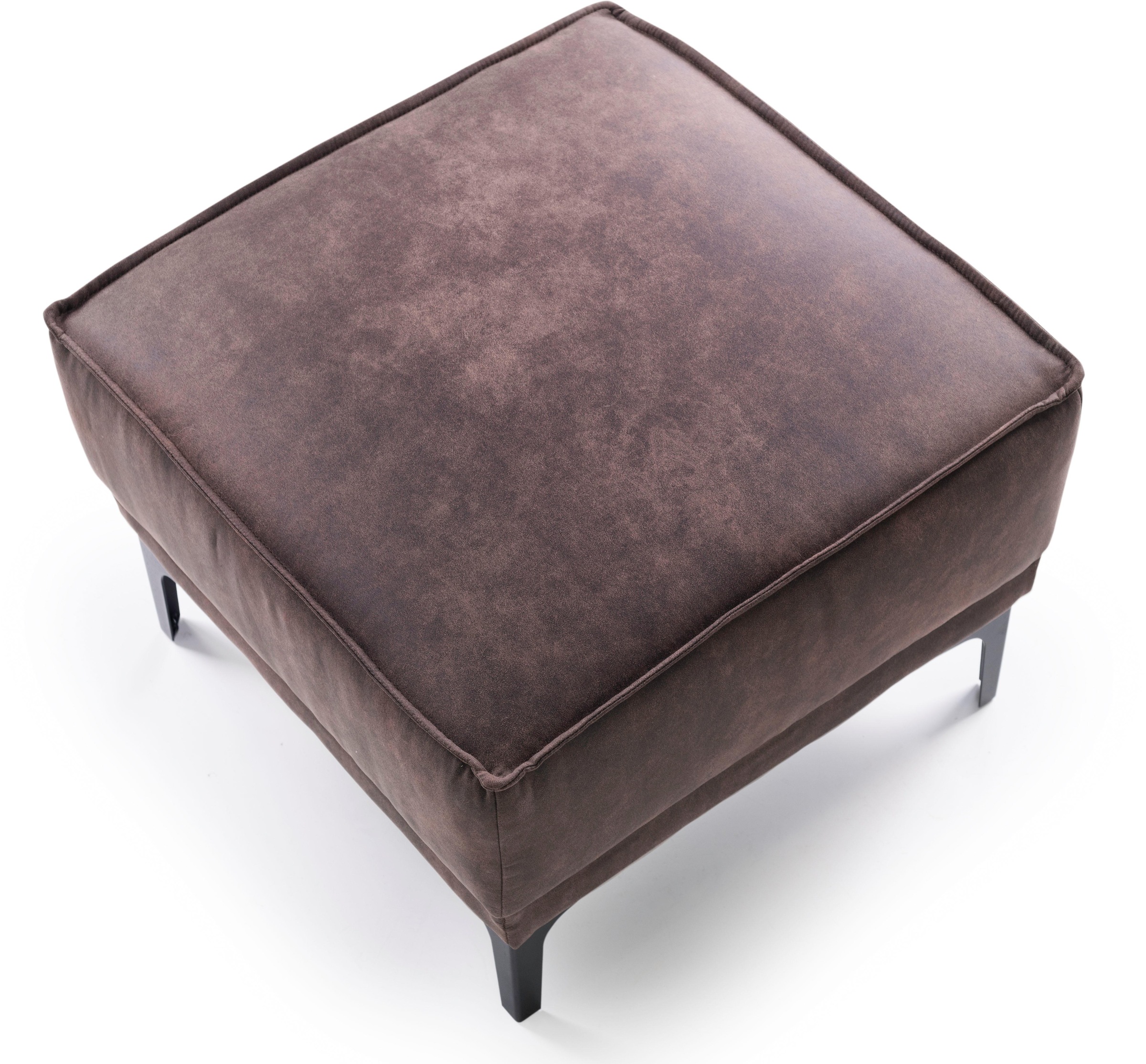 Places of Style Polsterhocker »Oland«, passend zur Serie OLAND, Skandi-Design, Metallfüsse