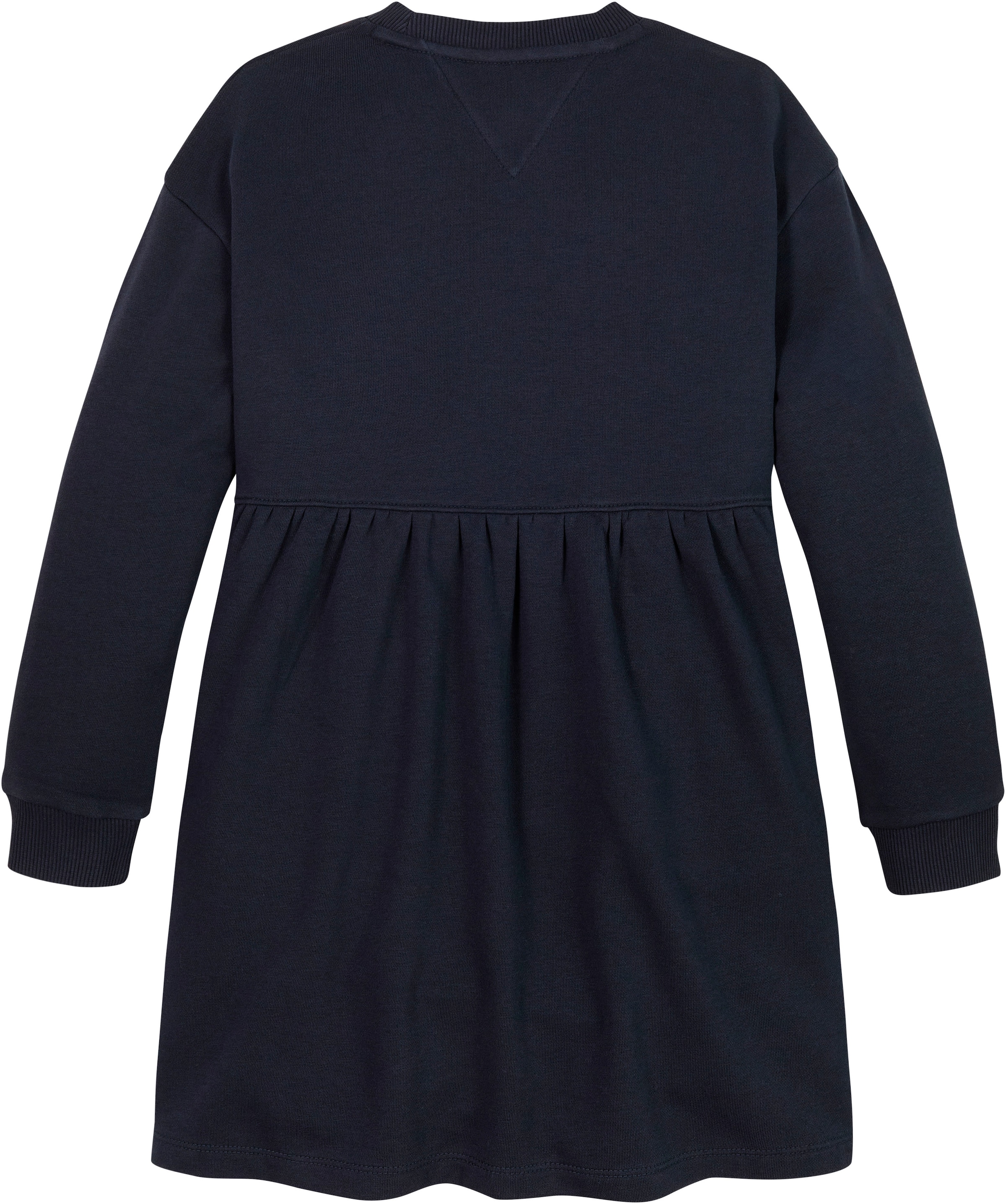 Tommy Hilfiger Strickkleid »EMB FLOWER KNITTED DRESS LS«, Kinder bis 16 Jahre mit Logoschriftzug