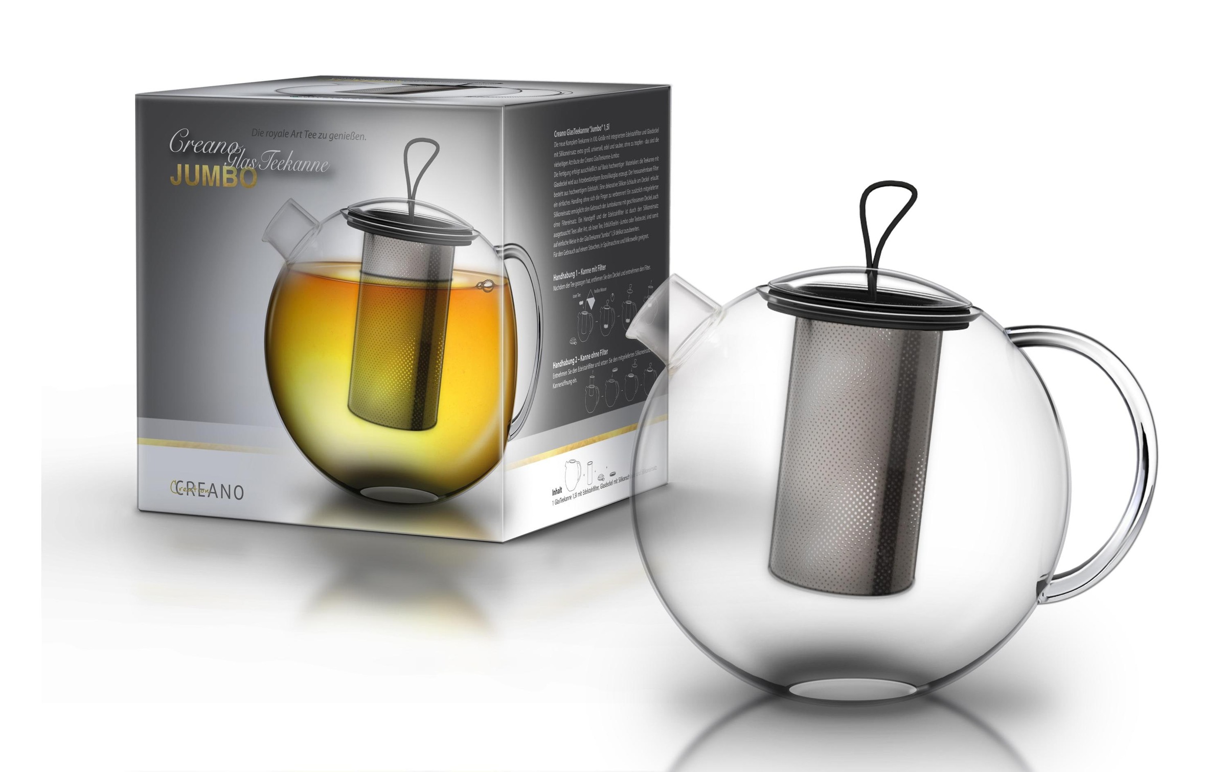 Creano Teekanne »Jumbo 2 l«, 2 l