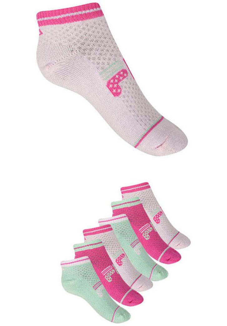 Fila Freizeitsocken »JUNIOR GIRL INVISIBLE SOCKS« 6 Paar tlg. mit elastischem Bündchen