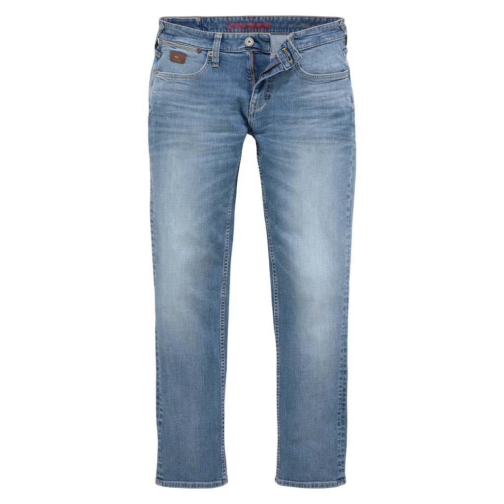 Bruno Banani 5-Pocket-Jeans, Mit Lederbadges