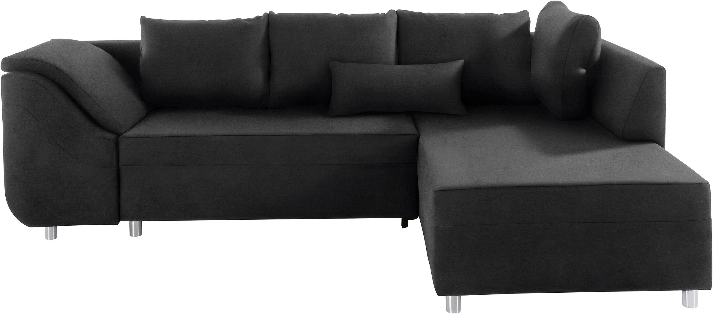 COLLECTION AB Ecksofa "Sally L-Form, B: 256 cm" 1 Zierkissen, optional Schlaffunktion & Bettkasten