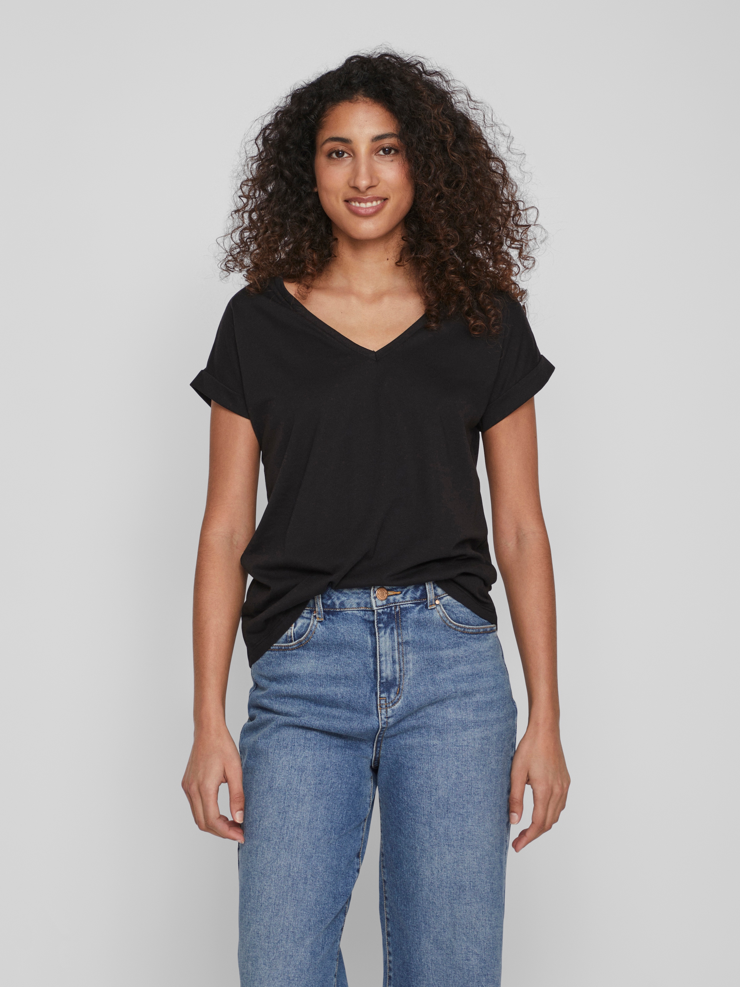 Vila V-Shirt »VIDREAMERS NEW V-NECK T-SHIRT - NOOS«