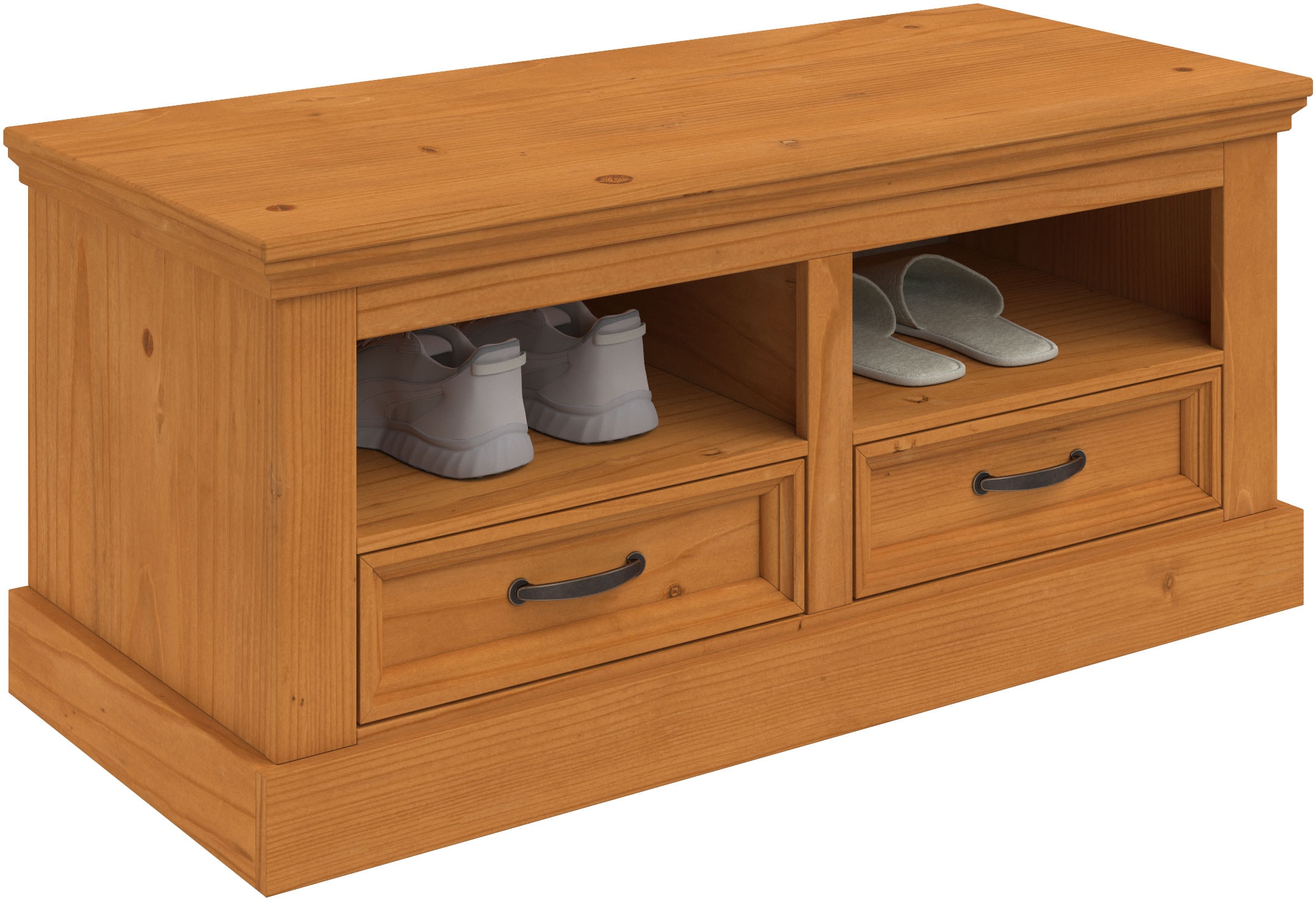 Home affaire Bank »Selma«, mit Stauraum und 2 Schubkästen, Breite 100 cm