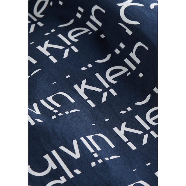 Calvin Klein Schlafanzug »L/S PANT SET«, (2 tlg.), mit geradem Bein online  bestellen | Jelmoli-Versand