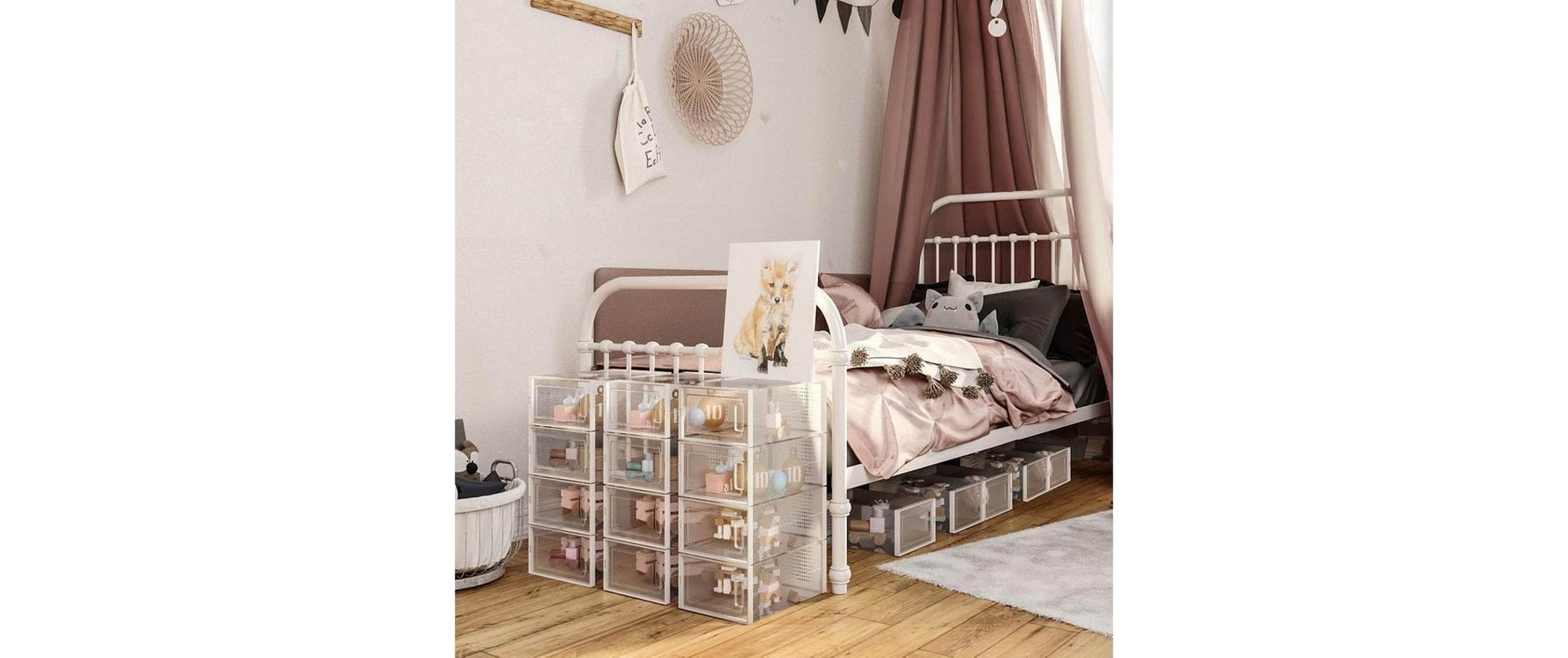 SONGMICS Schuhschrank "stapelbar 18-er Set"