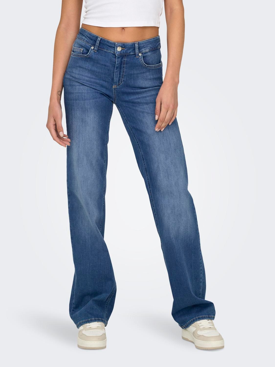 ONLY Straight-Jeans »ONLBLUSH MID STRAIGHT DNM REA12187 NOOS«