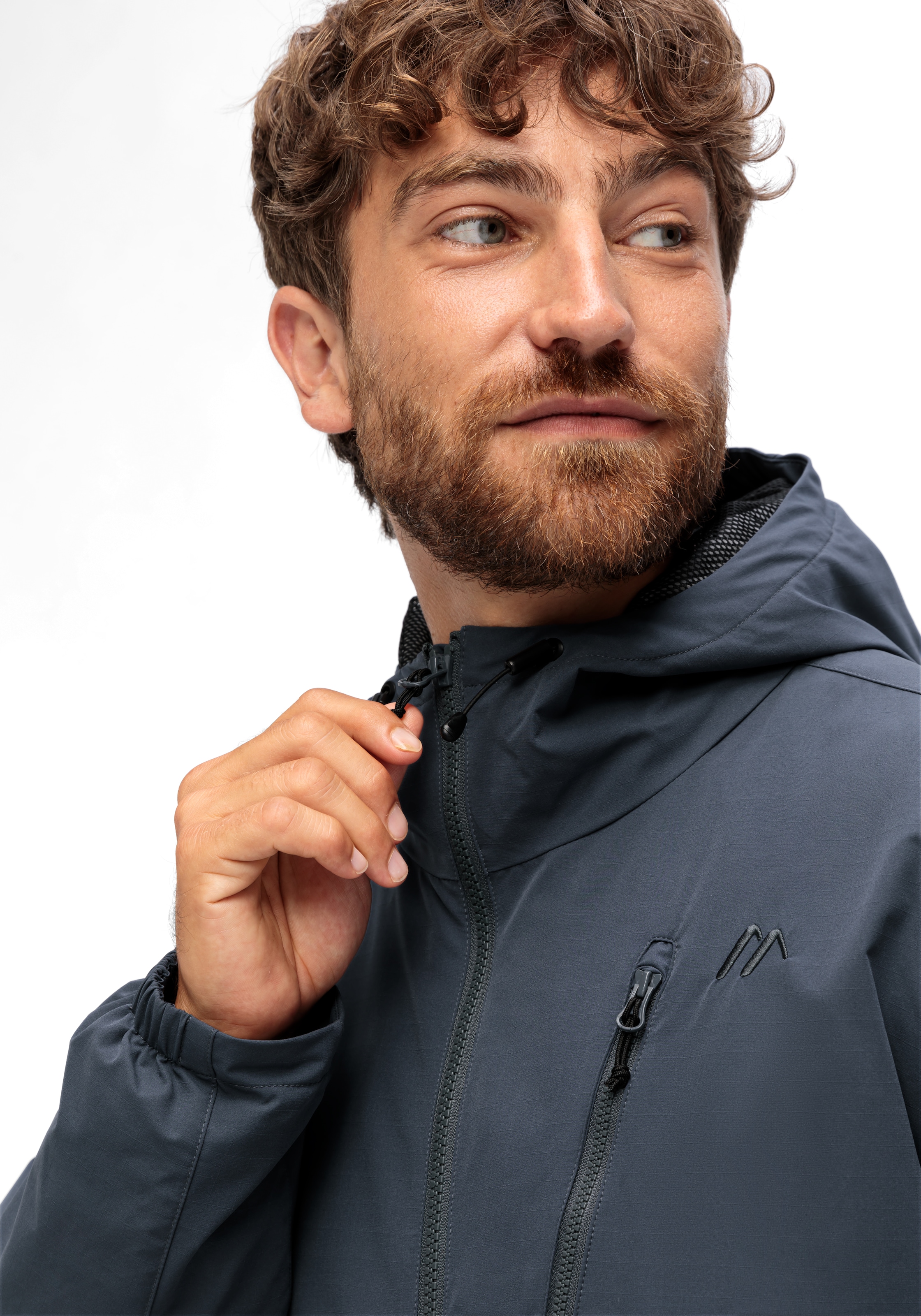 Maier Sports Outdoorjacke »ArorA Loop M«, Herren Jacke wasserdicht, Funktionsjacke 3 Taschen aussen + Innentasche