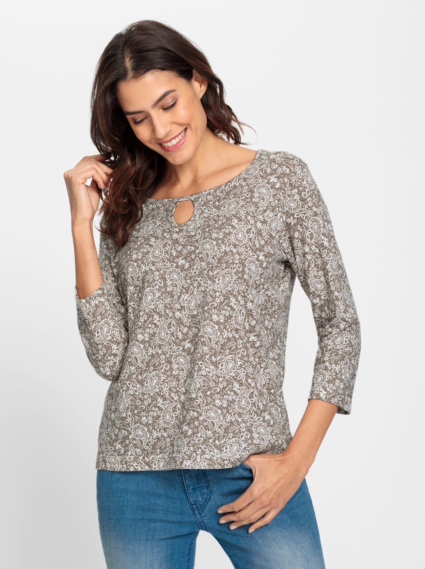 Inspirationen 3/4-Arm-Shirt »Shirt« 1 Stk.