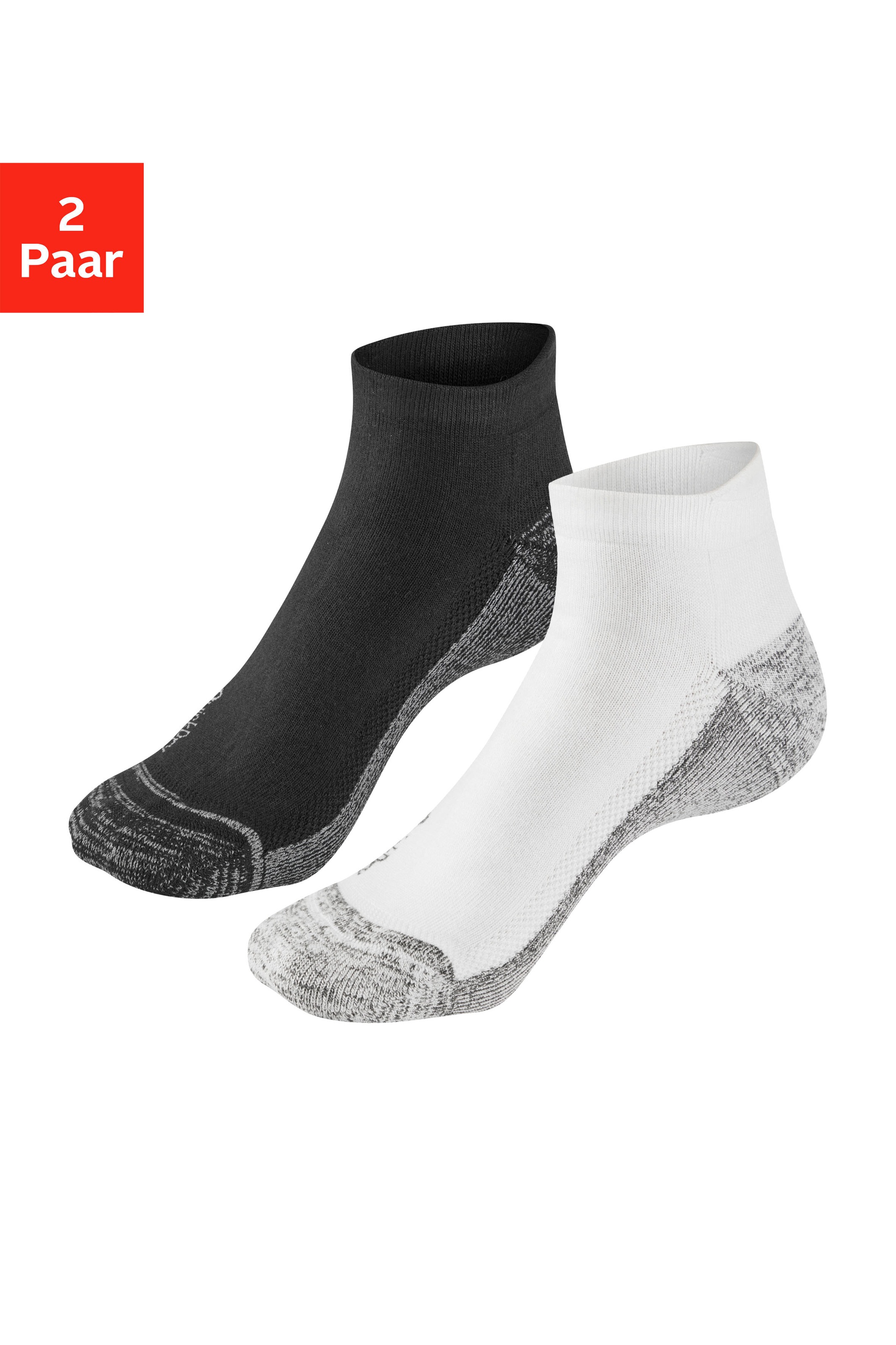 H.I.S Kurzsocken Packung, 2 Stk. tlg. Gepolsterte Golfsocken schnelltrocknend