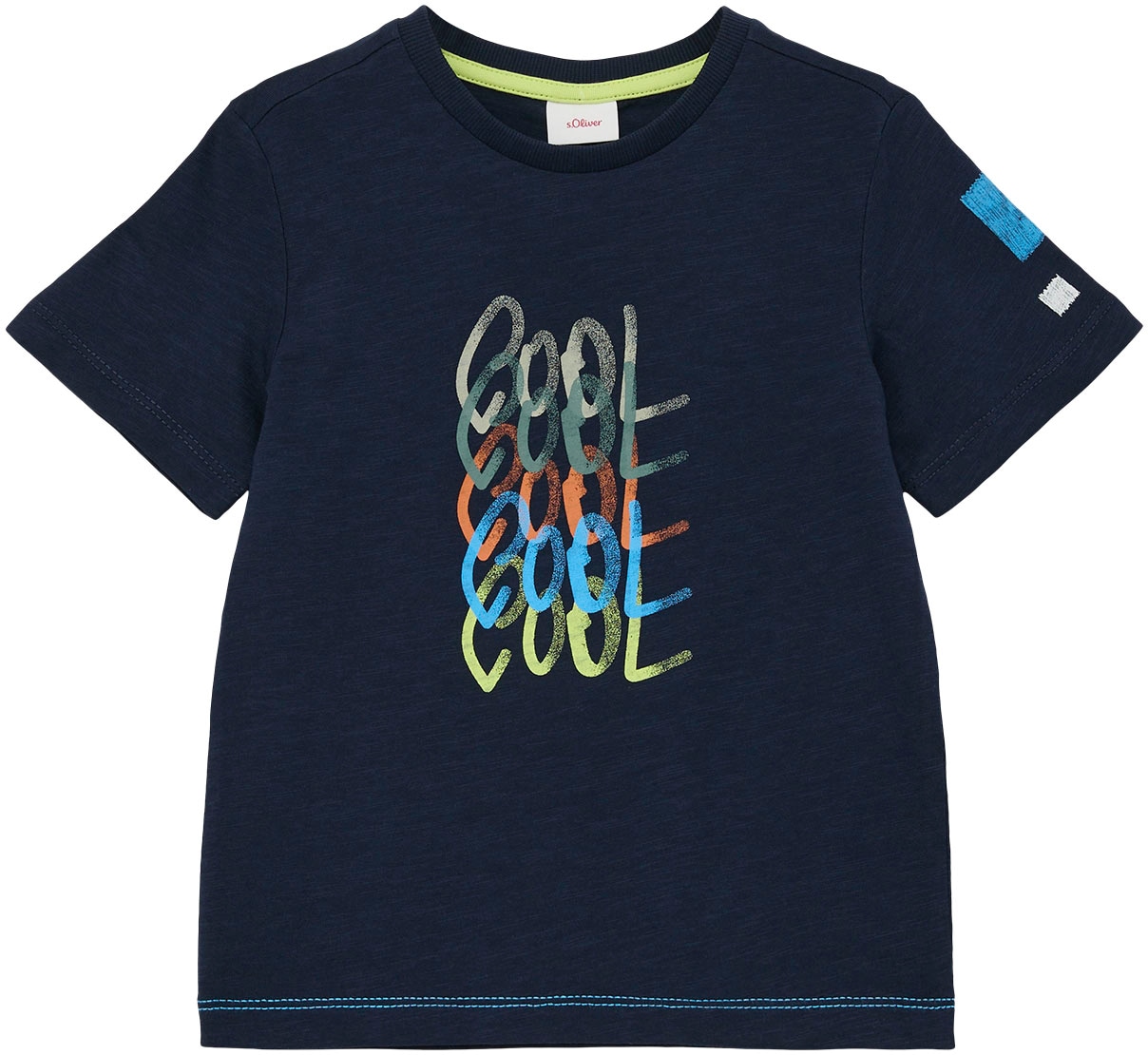 ✵ s.Oliver Junior T-Shirt, am günstig | kaufen Stickereien Jelmoli-Versand Arm