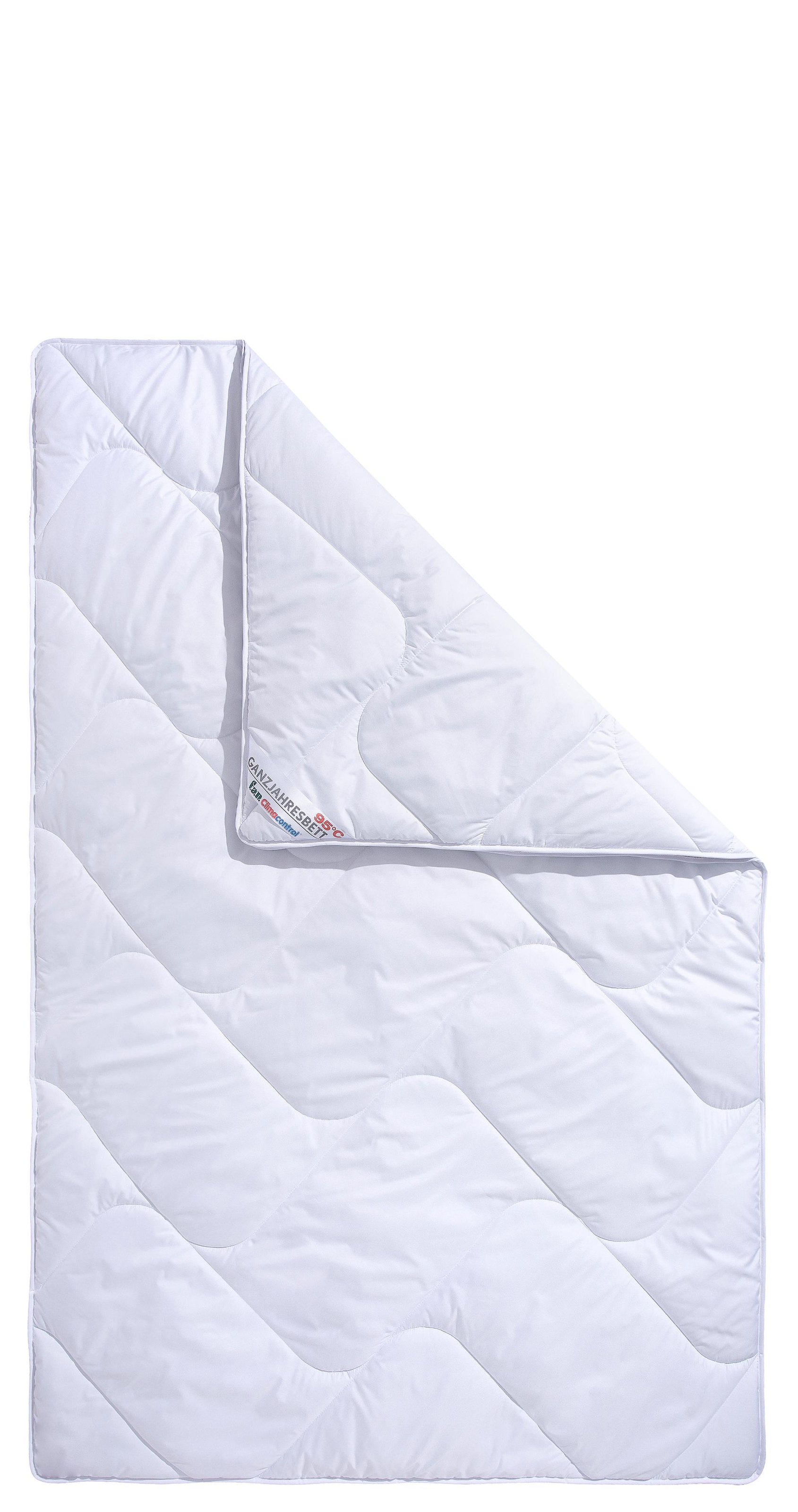 fan Microfaserbettdecke »Climacontrol® II, Bettdecken für den Winter, Made in Germany«, warm, Füllung 100% Polyester, Bezug 100% Baumwolle, (1 St.), Bettdecke 135x200 cm, 155x220 cm und weiteren Grössen, Decke