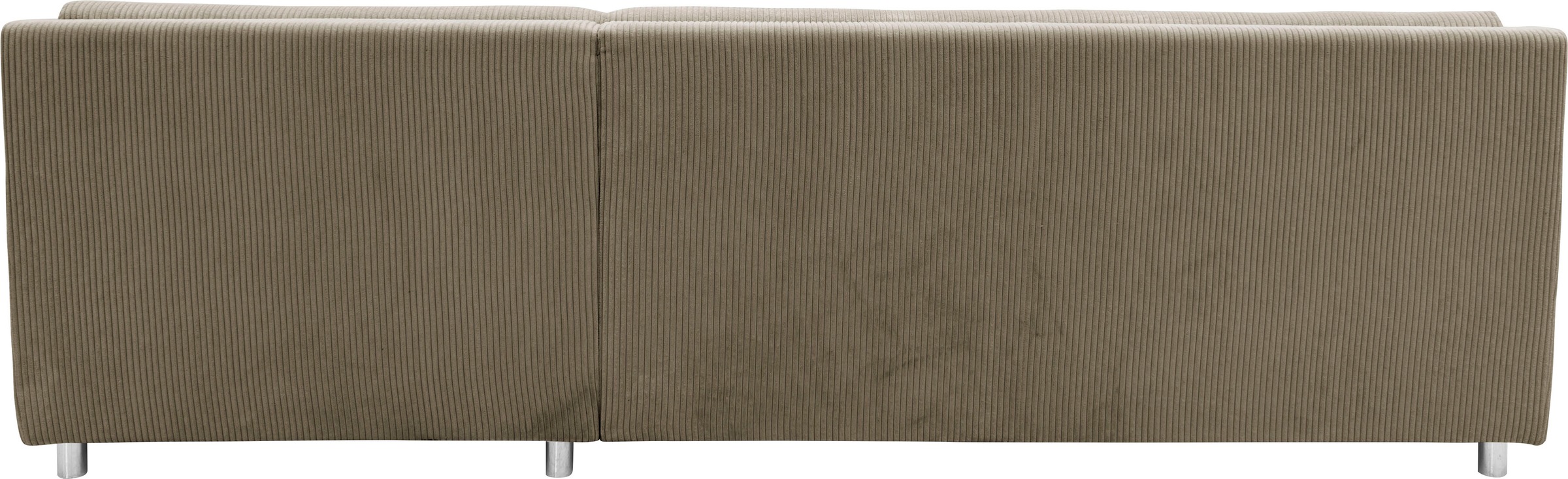 DOMO collection Ecksofa Treviso, wahlweise mit Bettfunktion, incl. Zierkissen