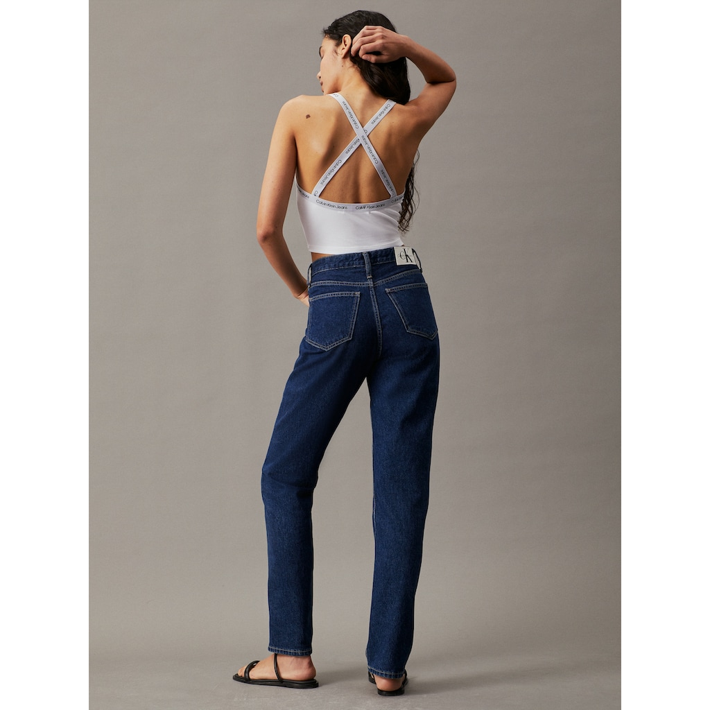 Calvin Klein Jeans Spaghettitop »LOGO ELASTIC STRAPPY TOP«