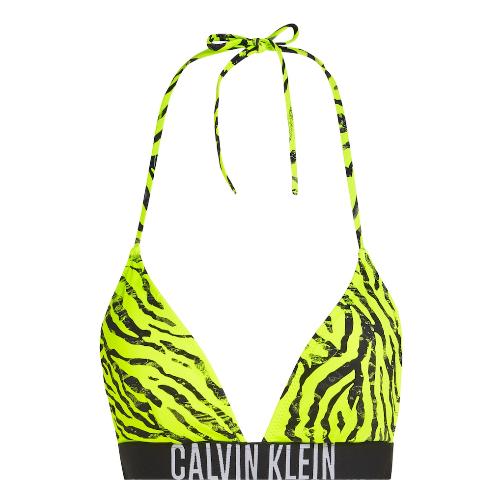 Calvin Klein Swimwear Bandeau-Bikini-Top »TRIANGLE-RP-PRINT«, mit Alloverprint