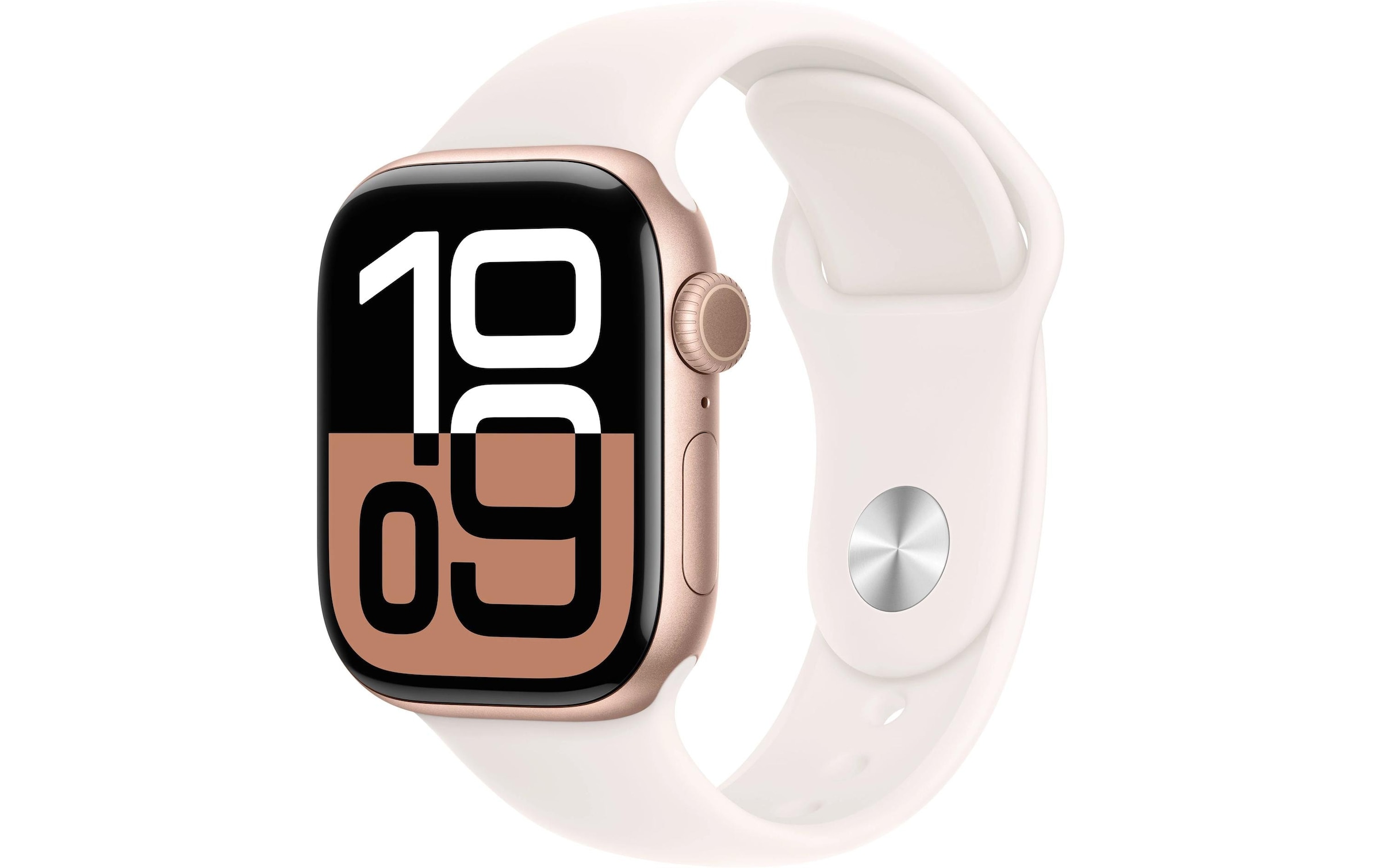 Apple Watch Series 10 Aluminium, 42 mm, GPS, Sport Band S/M, Roségold