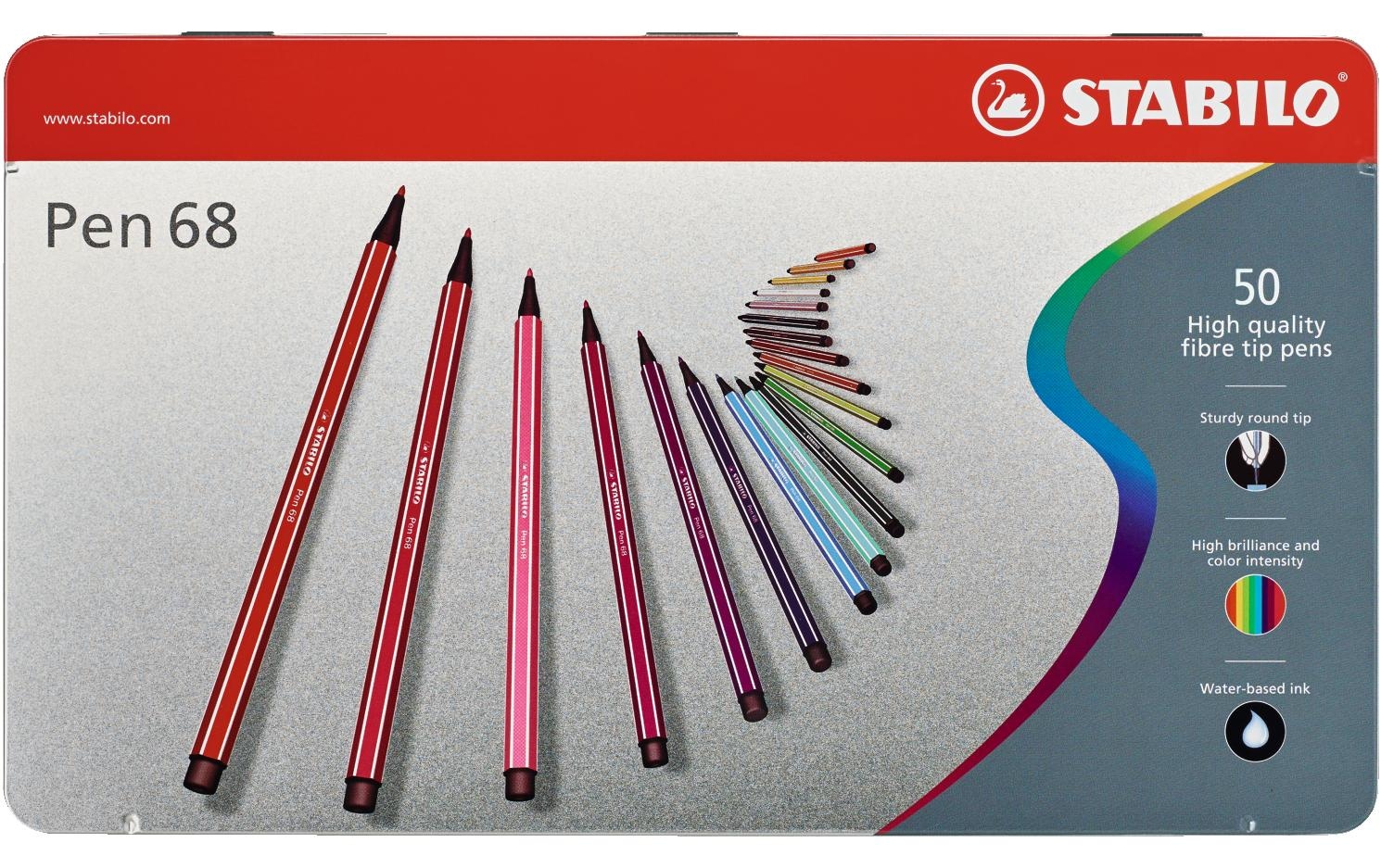 STABILO Faserstift »Pen 68 50 Stück«