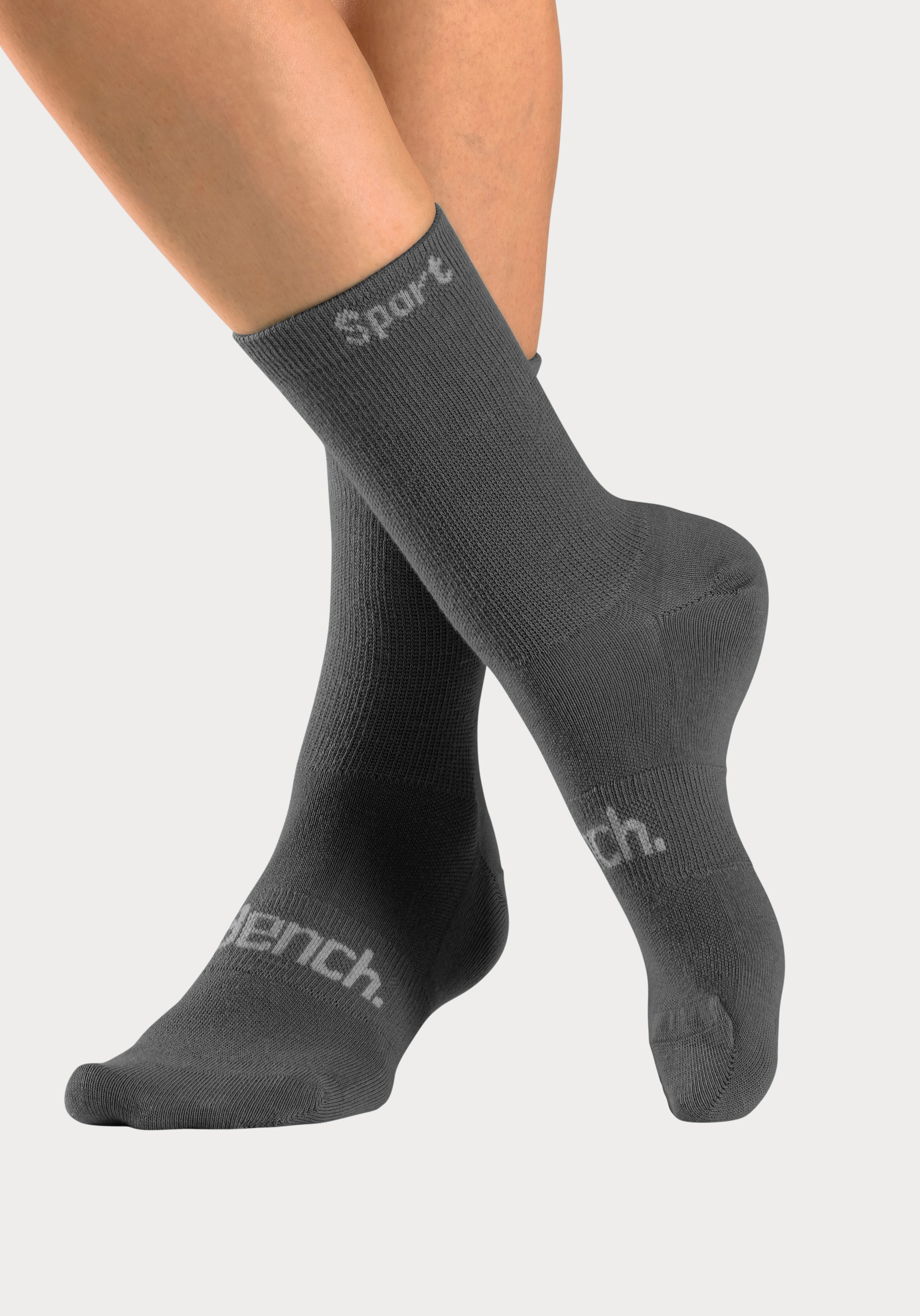 Bench. Sportsocken, (Packung, 6 Paar), mit antibakterieller Feuchtigkeitsregulierung