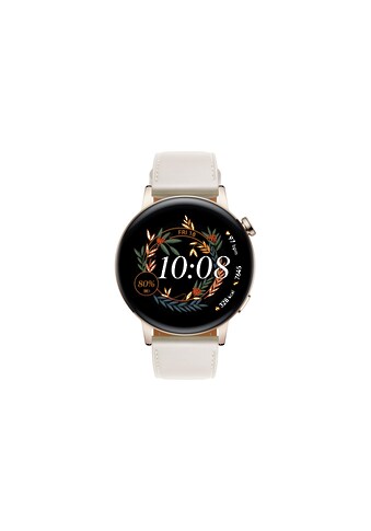 Smartwatch »Huawei Watch GT3 42 mm Leather«, (Harmony OS)