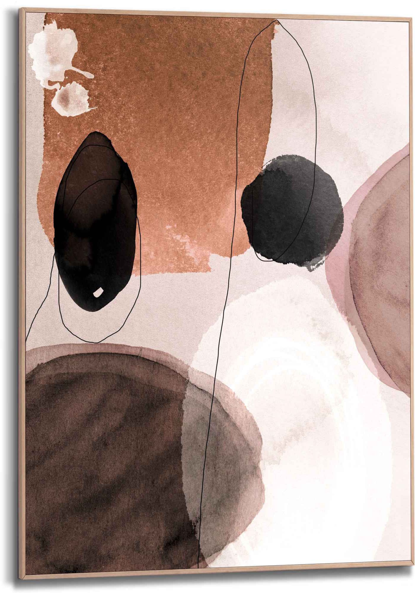 Reinders! Bild »Gerahmtes Bild Abstrakte Flächen«, online kaufen Abstrakt, (1 | Erdfarben Jelmoli-Versand Rond St.) Formen - 