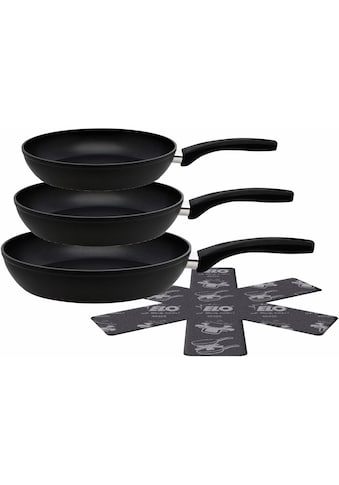 Pfannen-Set »Lukullus«, Aluminium, (Set, 5 tlg., 1x Bratpfanne Ø 20 cm, 1x Bratpfanne...