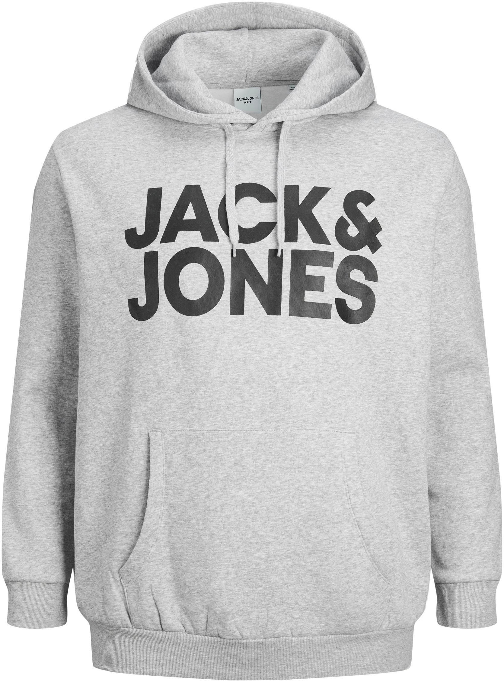 Jack & Jones PlusSize Kapuzensweatshirt »CORP LOGO SWEAT HOOD«, Bis Grösse 6XL