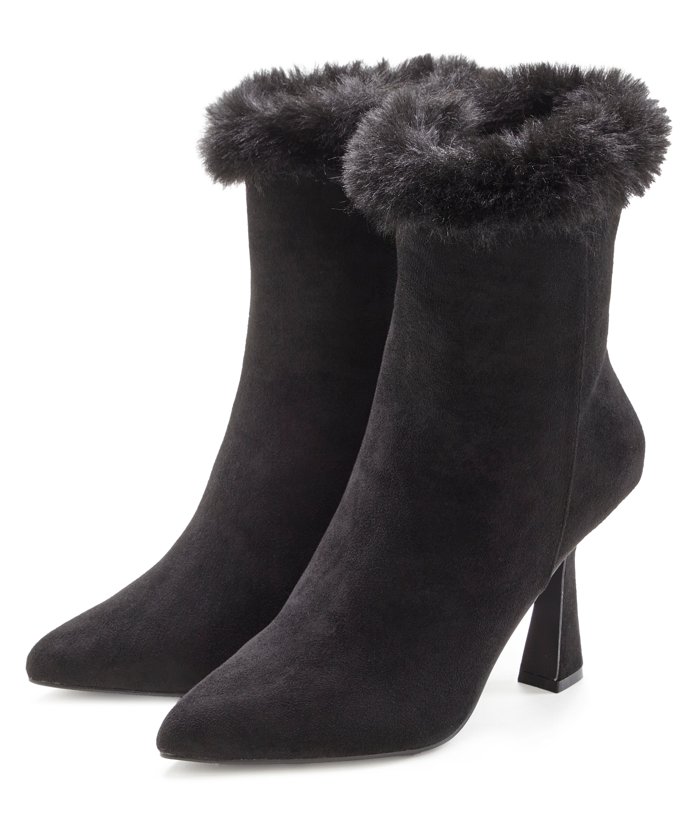 High-Heel-Stiefelette, Ankleboots mit Reissverschluss