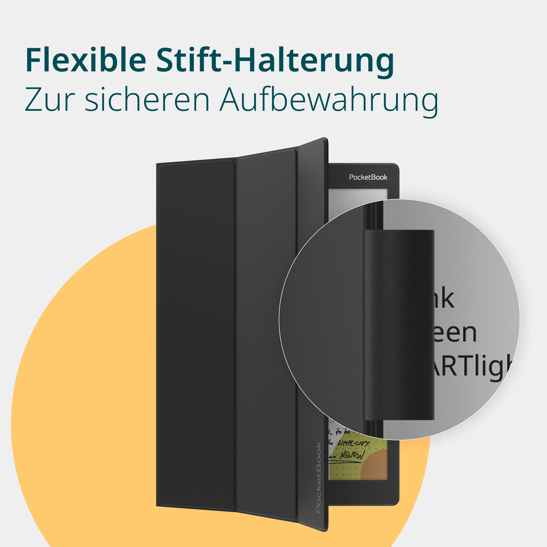 PocketBook Handyhülle »Flip Cover 10,3 Zoll«, Backcover, Schutzhülle, Handyschutzhülle, Case, Schutzcase, stossfest