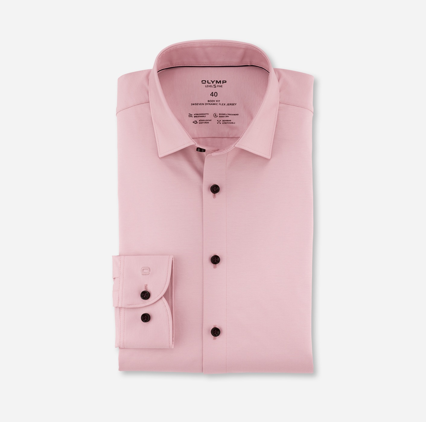 OLYMP Businesshemd »Level Five body fit Jerseyshirt«, in Jersey Qualität