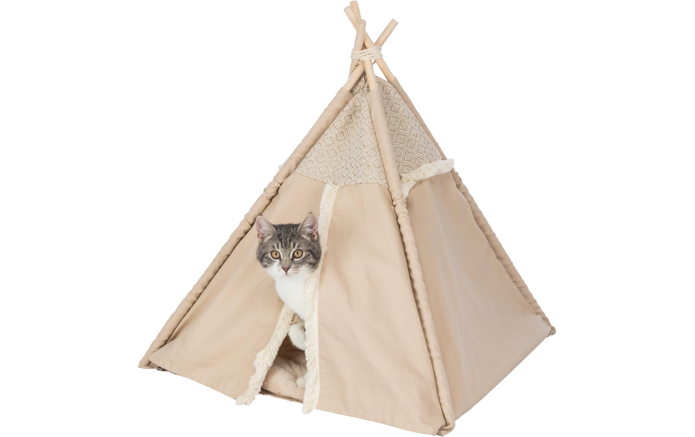 TRIXIE Tierhaus »Boho, 55 × 65 × 55 cm, beige«