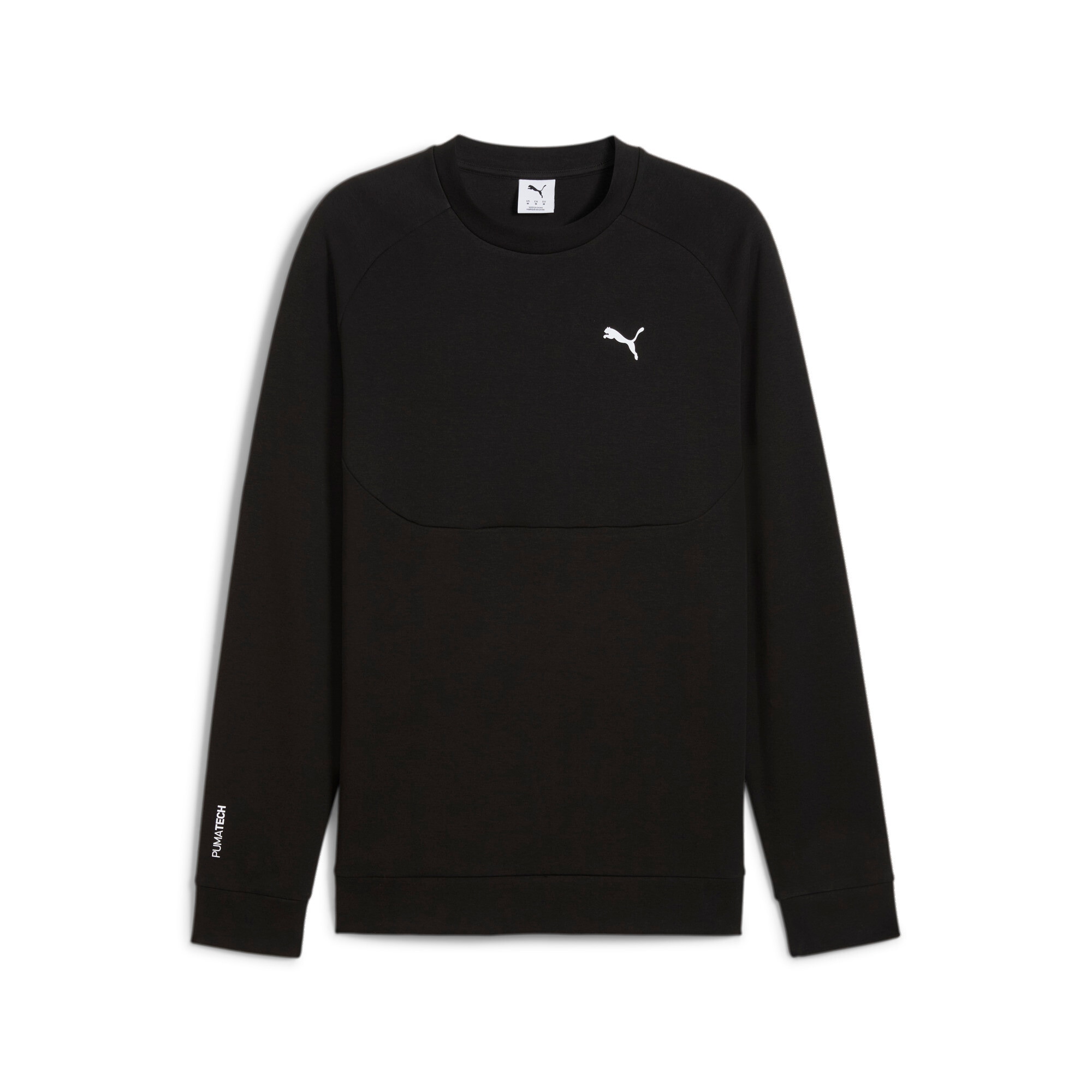 PUMA Langarmshirt »TECH CREW DK« Regular Fit, Rundhalsausschnitt, sportlicher Stil