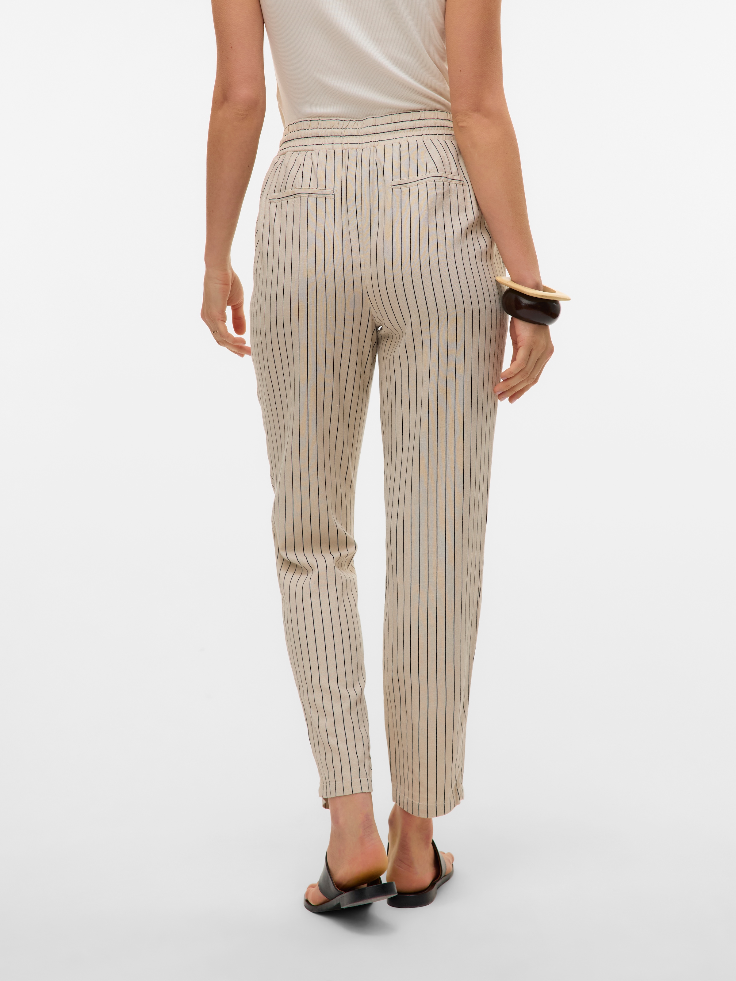 Vero Moda Schlupfhose »VMJESMILO ANKLE PANTS GA NOOS«, mit Leinen