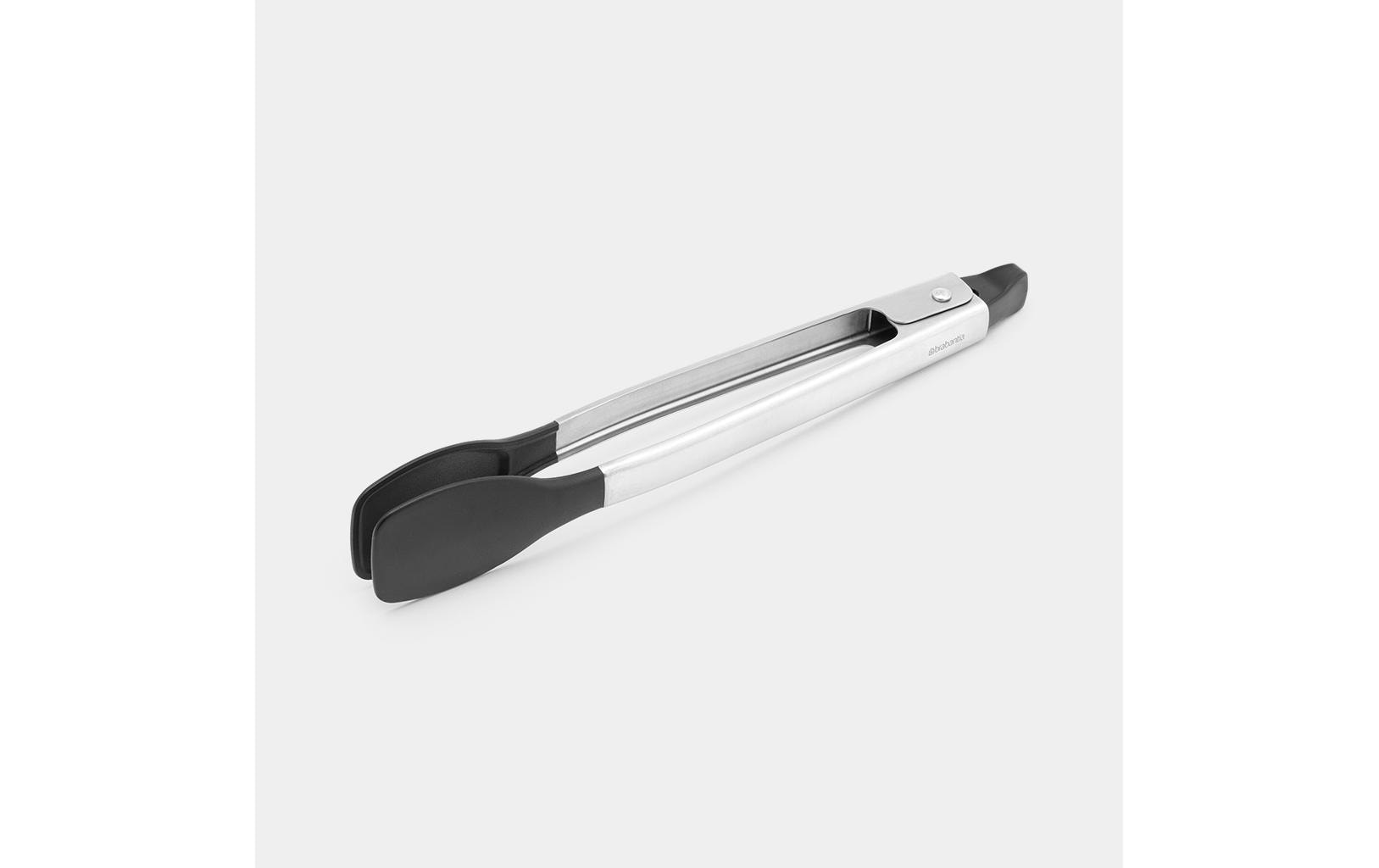 Brabantia Kochzange "Profile Line Schwarz/Silber"