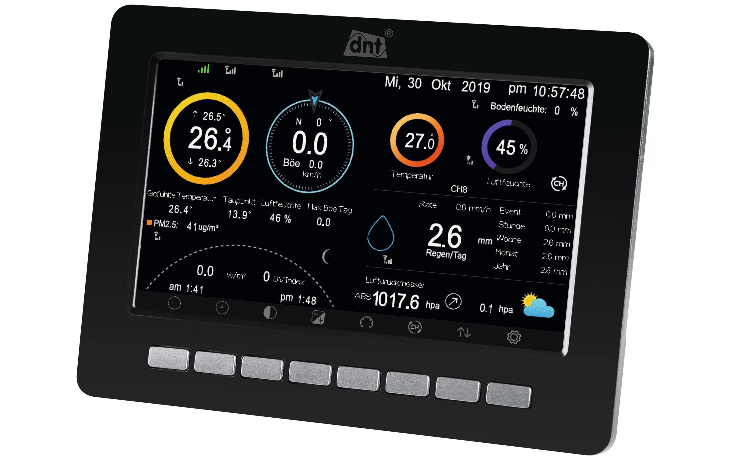 Funkwetterstation »dnt WeatherScreen PRO«