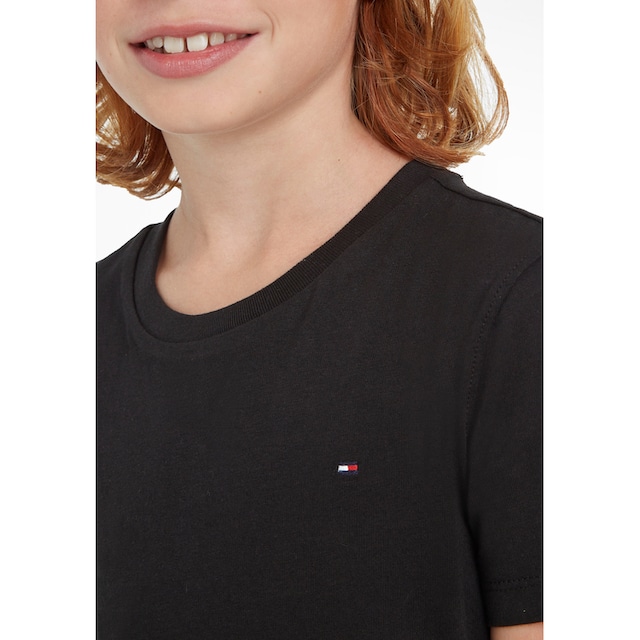 »BOYS Tommy Junior Hilfiger CN BASIC Kinder Jelmoli-Versand Jungen Kids ✵ MiniMe,für günstig ordern | T-Shirt KNIT«,