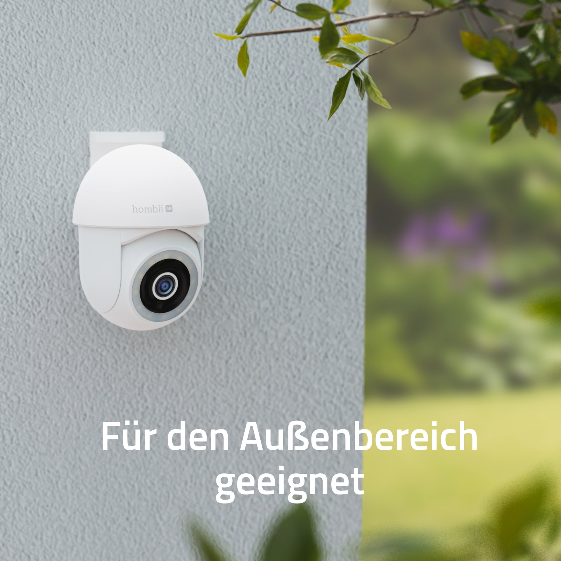 Hombli Überwachungskamera »Pan & Tilt Cam 4K«, Aussenbereich
