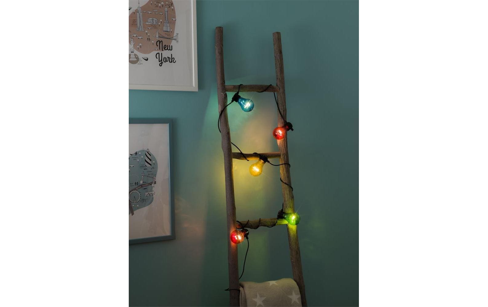 KONSTSMIDE LED-Lichterkette »LED Party Lichterkette - Timer«, 5 St.-flammig