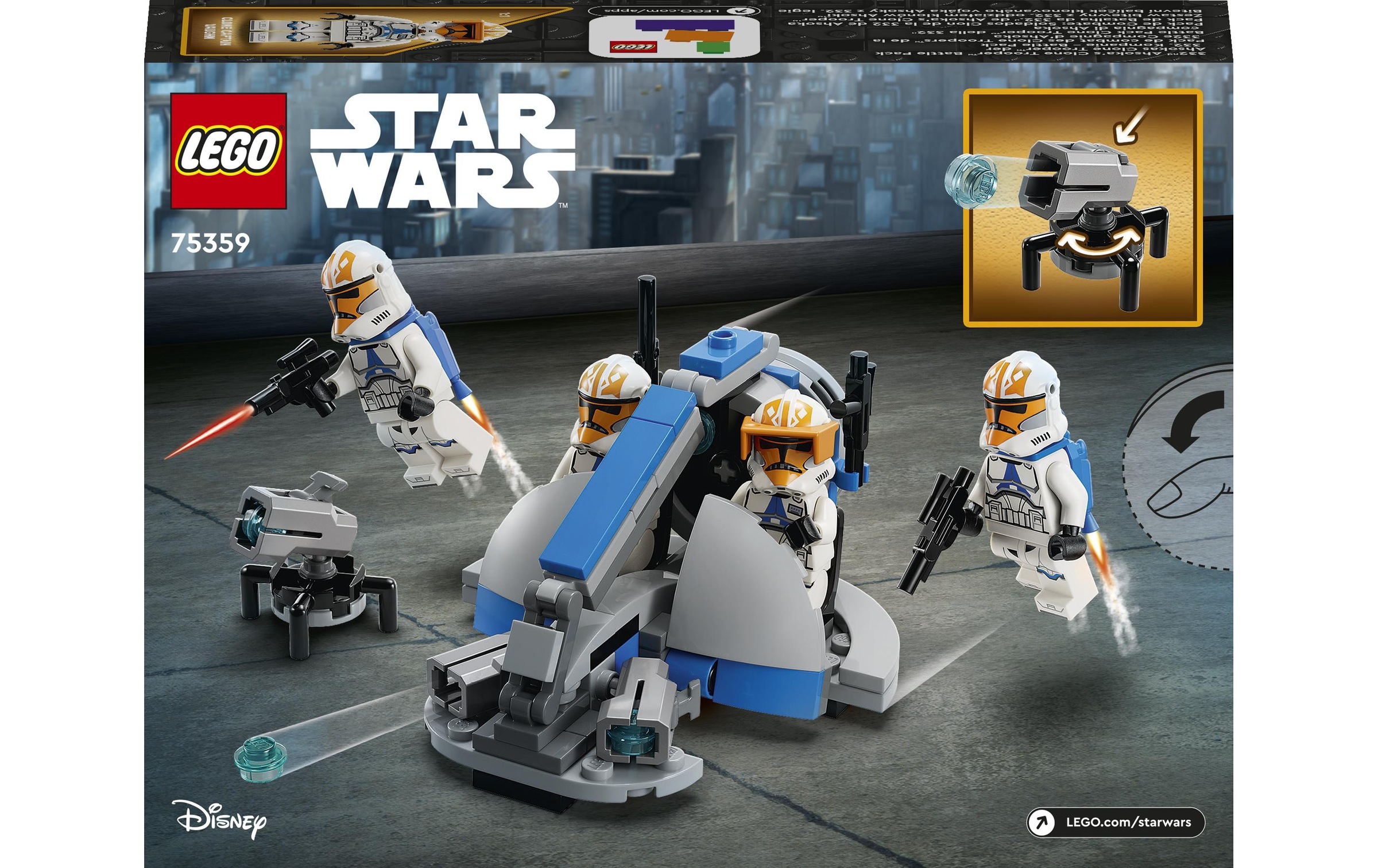 LEGO® Spielbausteine »Wars Ahsokas Clone Troop«, (108 St.)