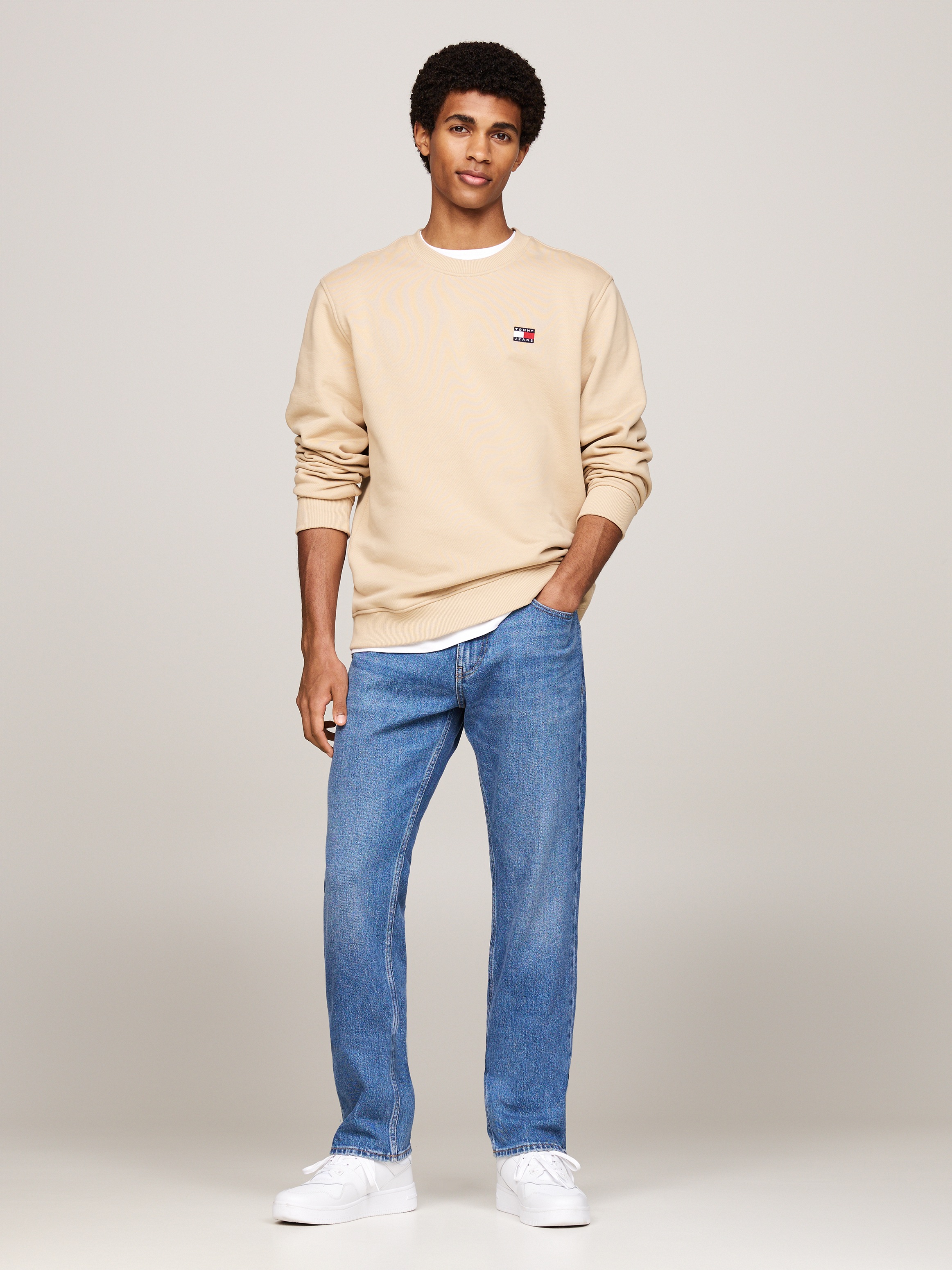 Tommy Jeans Slim-fit-Jeans »Ryan Regular Slim Straight«, Slim‑Straight‑Jeans aus hochwertigem Denim regulärer Leibhöhe