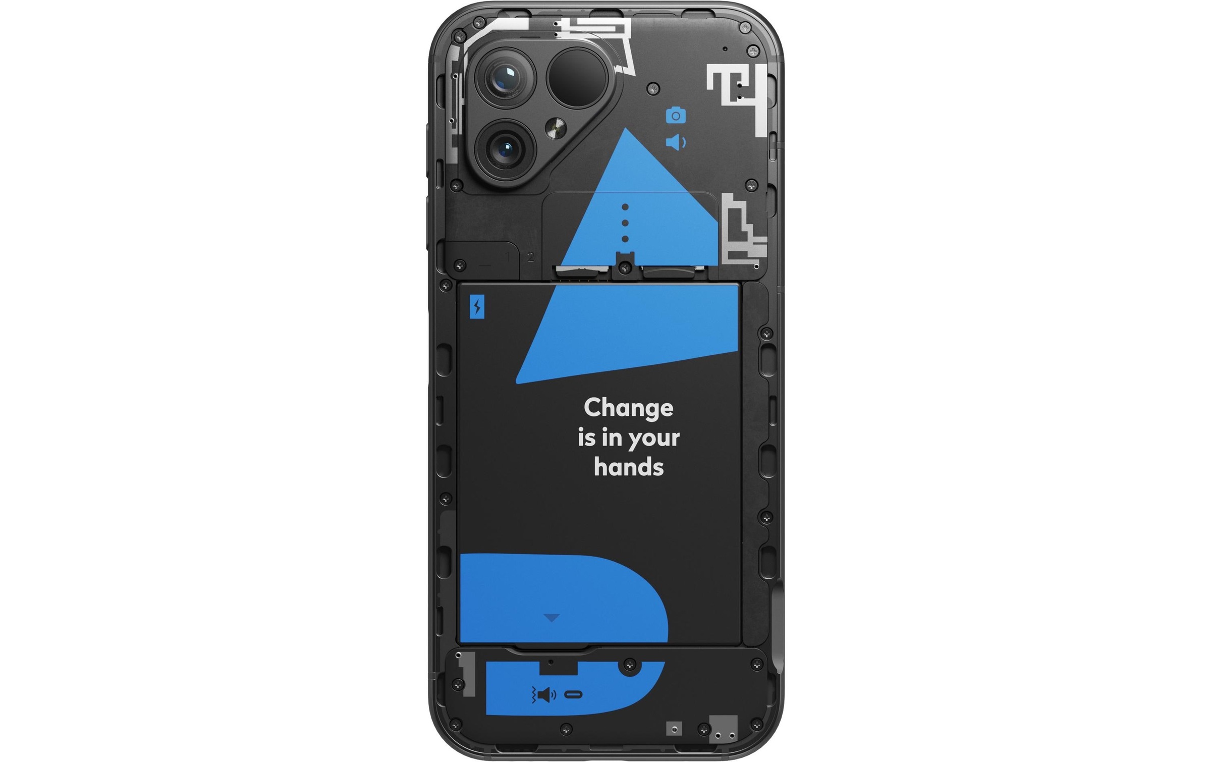 Fairphone Smartphone »5 5G 256 GB«, Schwarz